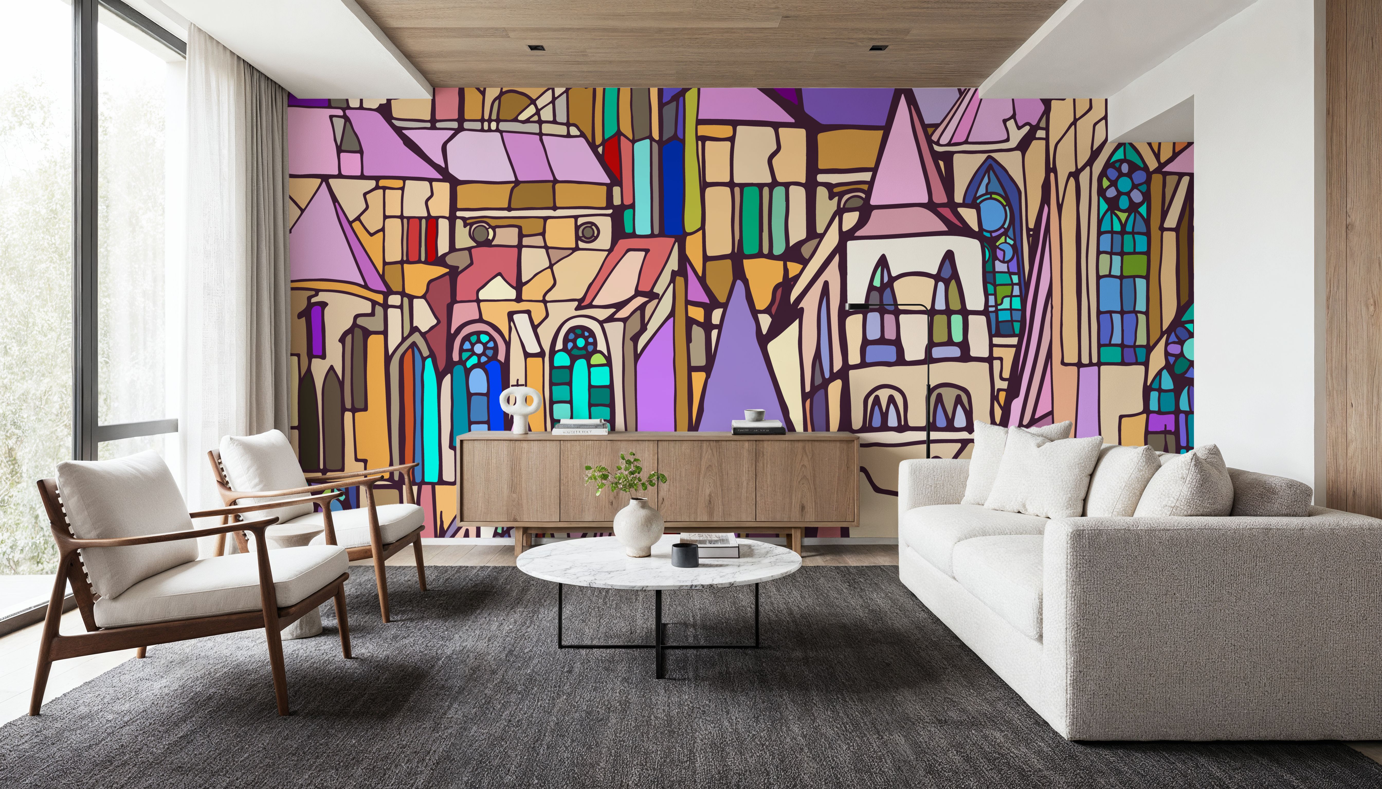 Wonderland Church, Wallpaper