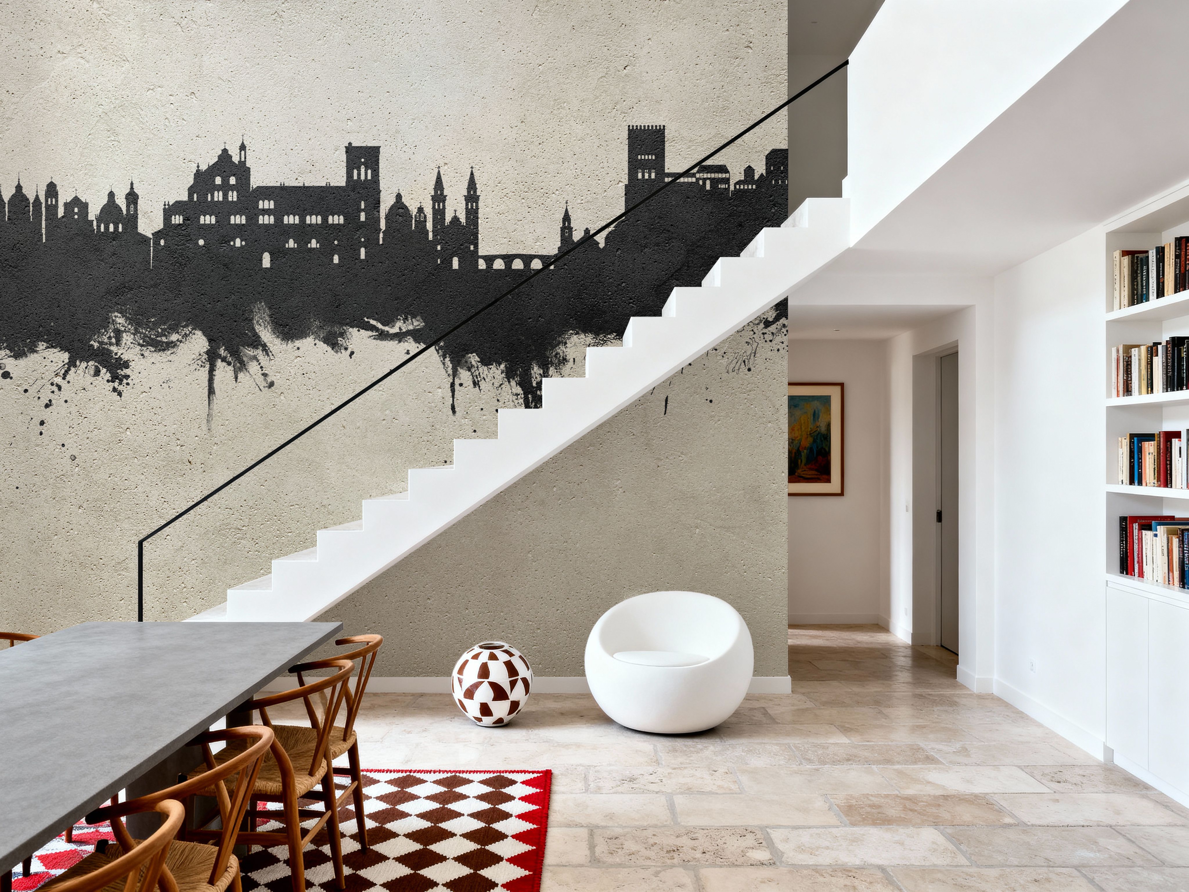 Granada Spain Skyline Concrete