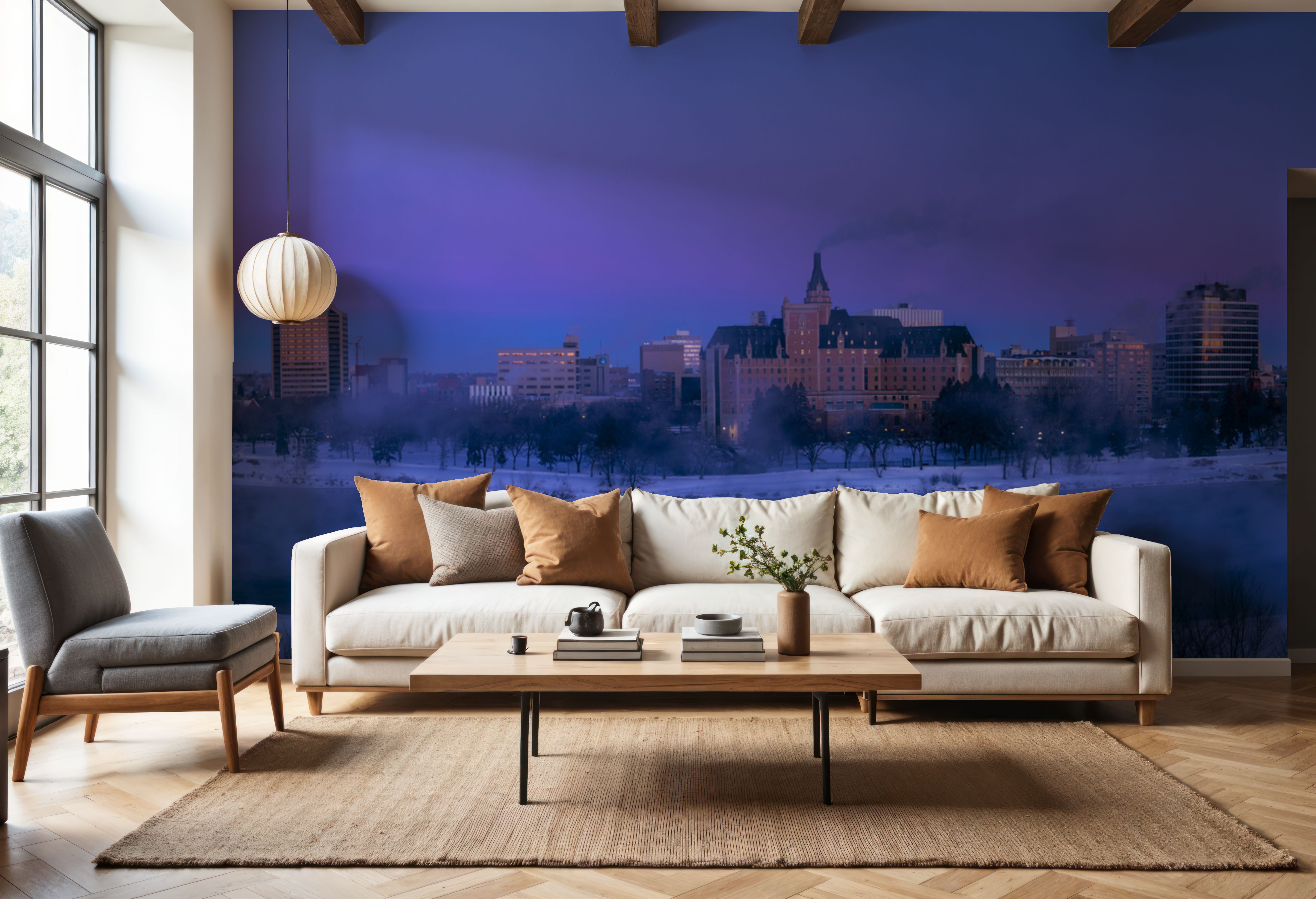 Saskatoon Skyline in Winter