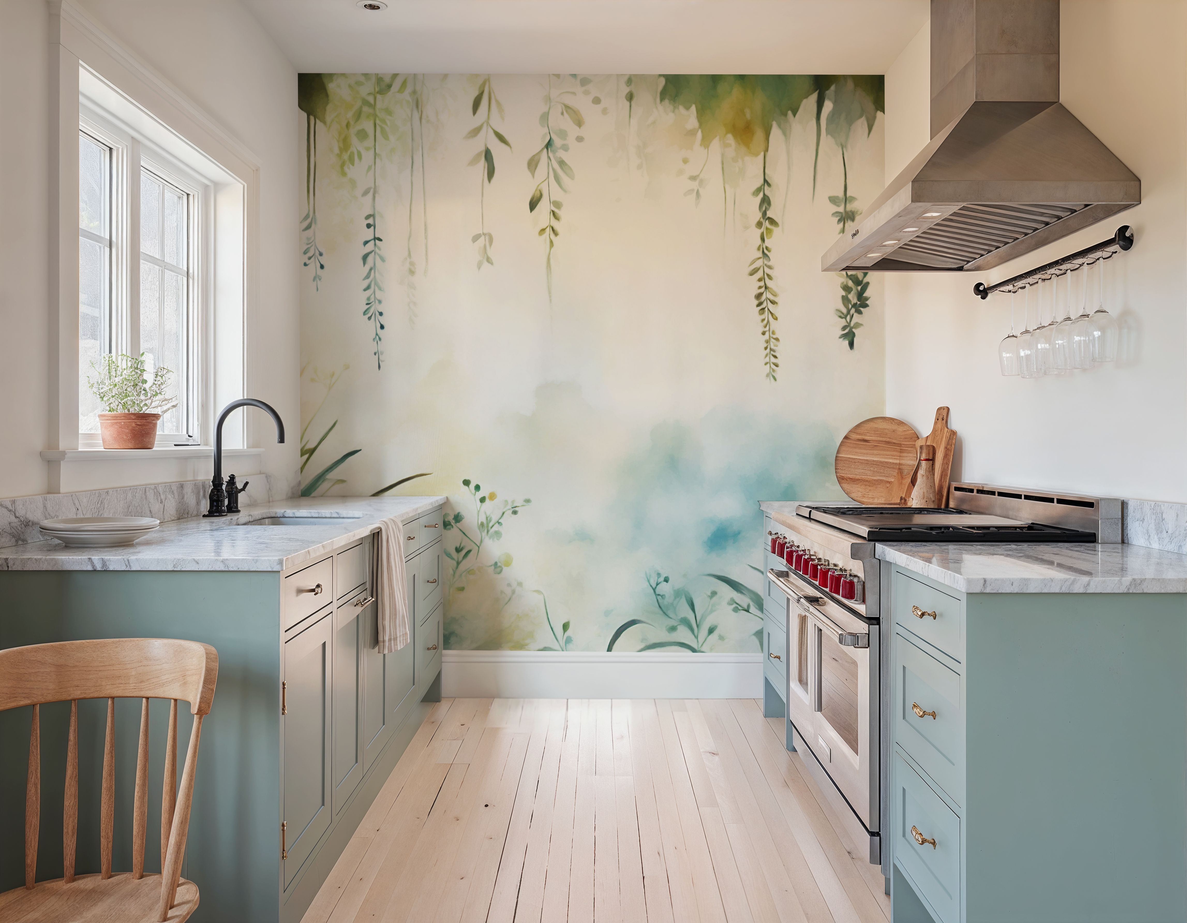 Painterly Hanging Gardens Bright