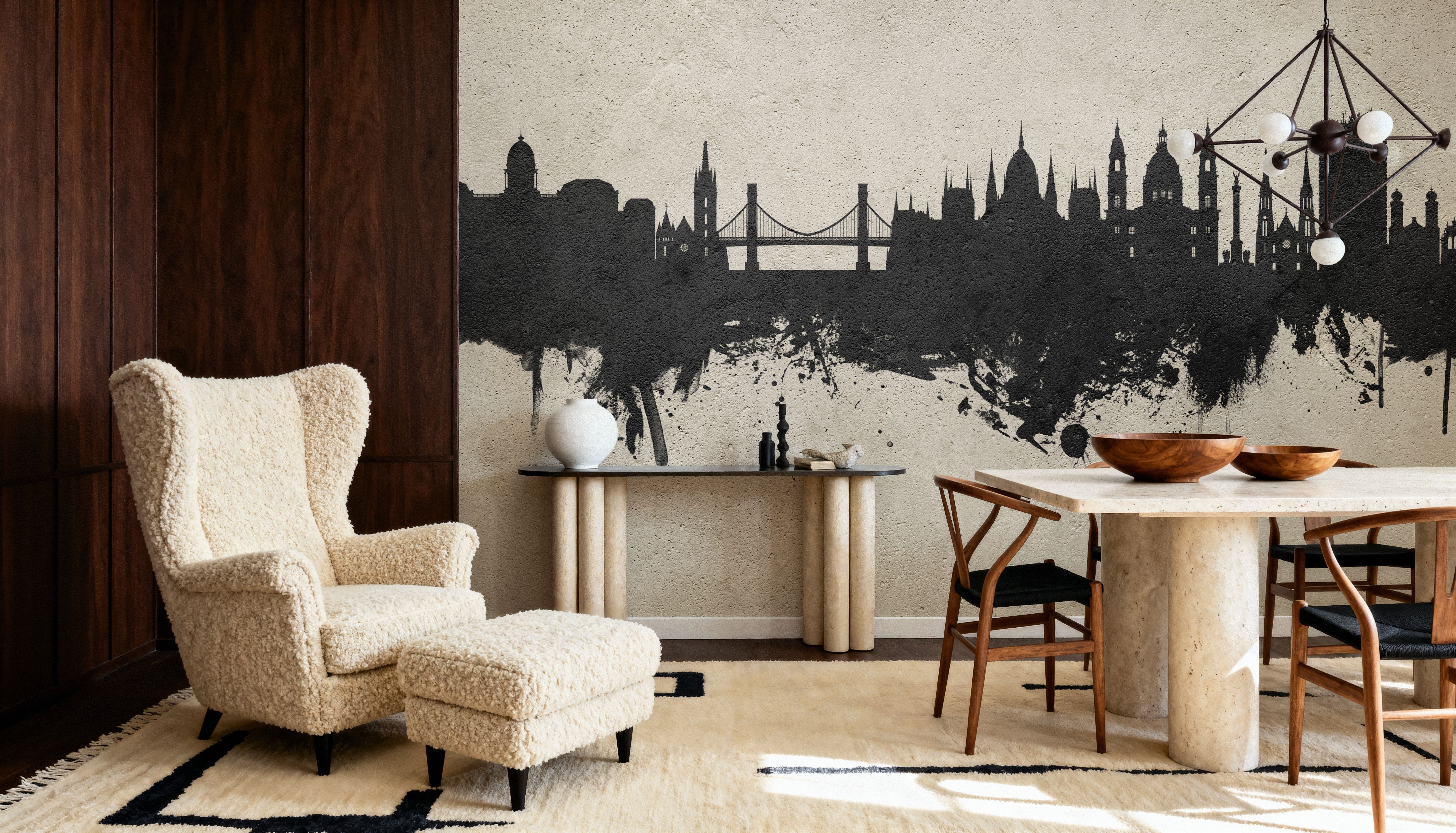 Budapest Skyline Concrete