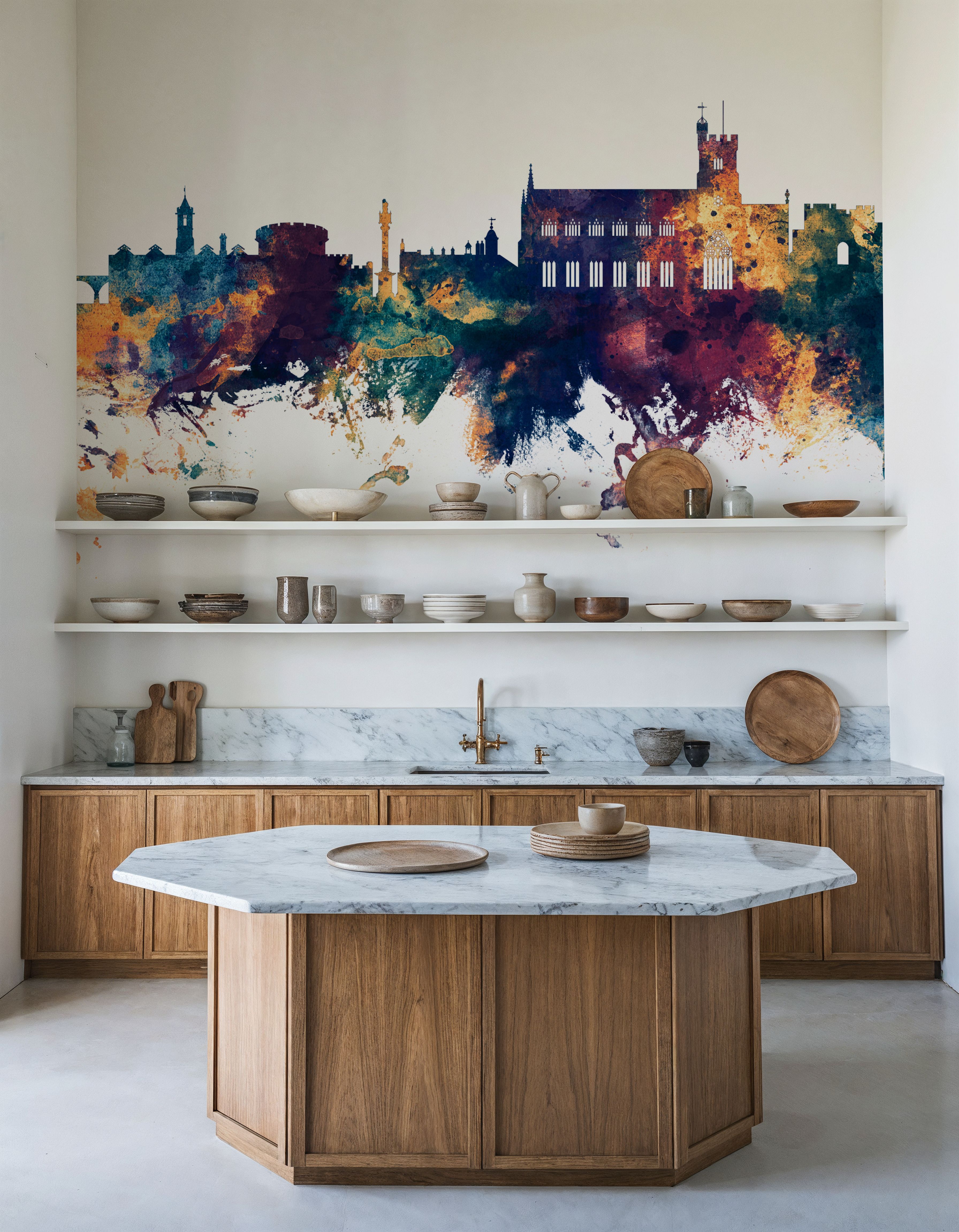 Carlisle England Skyline Blue & Bronze