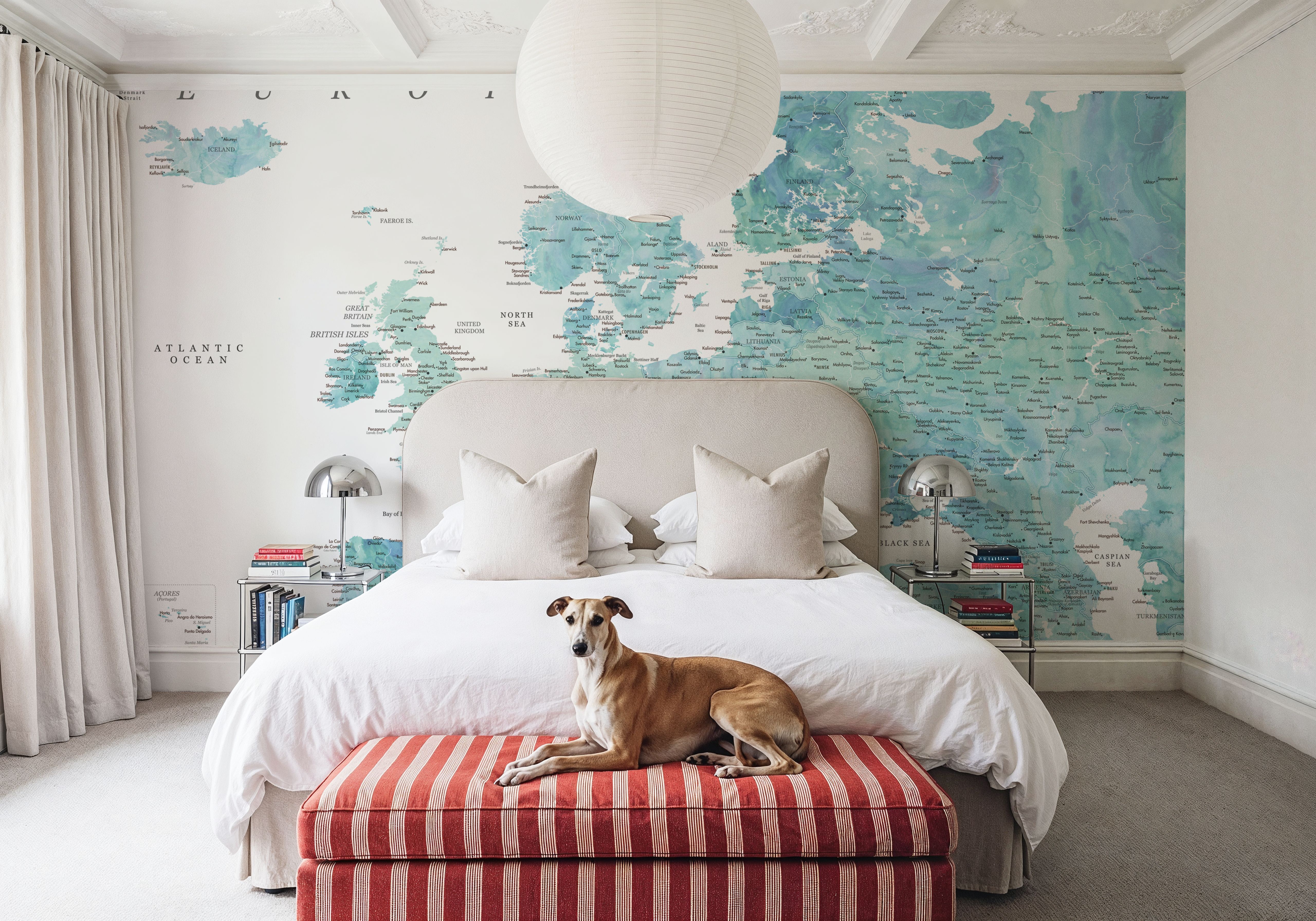 Europe Map Detailed - Maizah, Tapeten