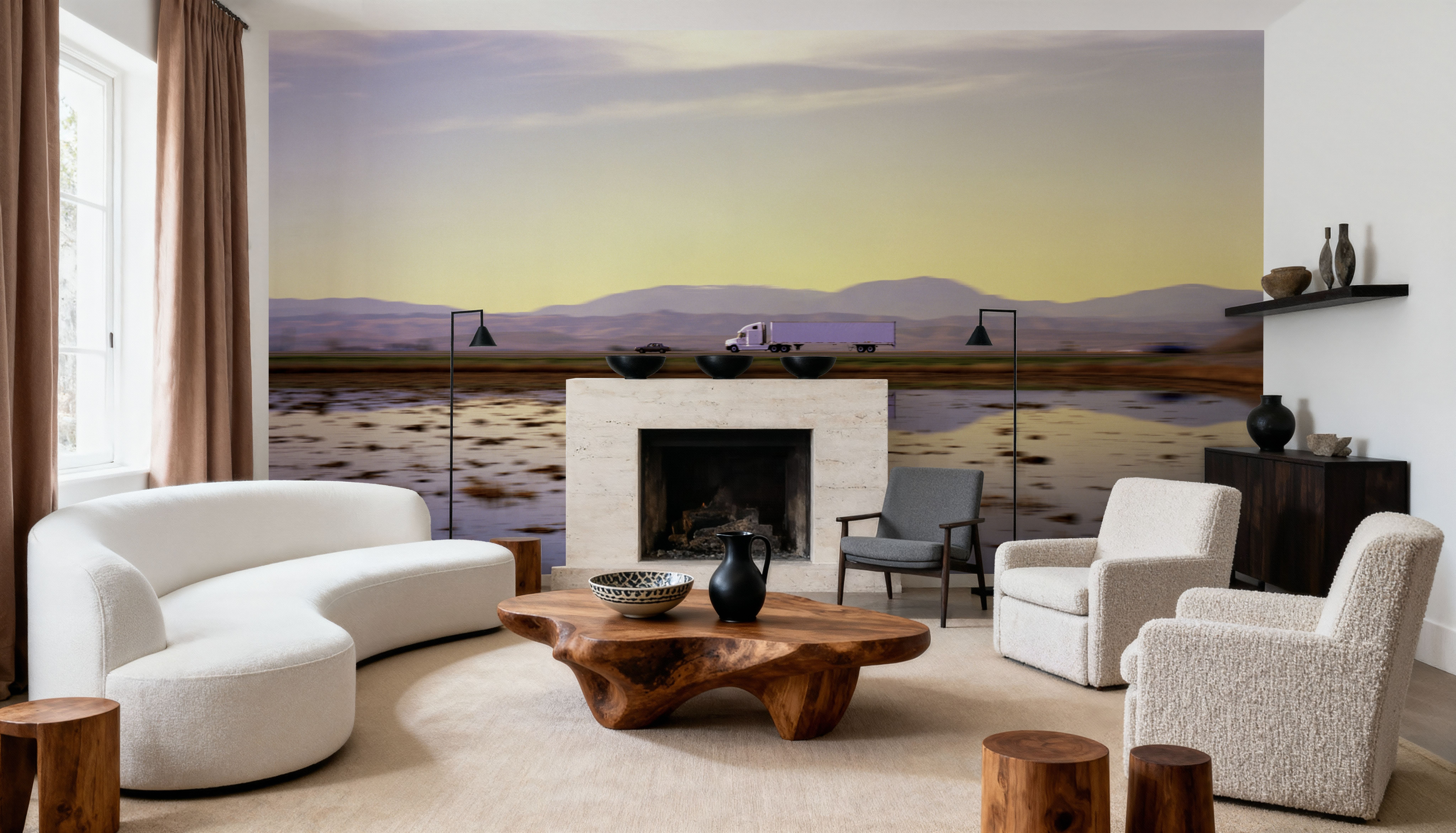 Highway Reflection, Papier peint