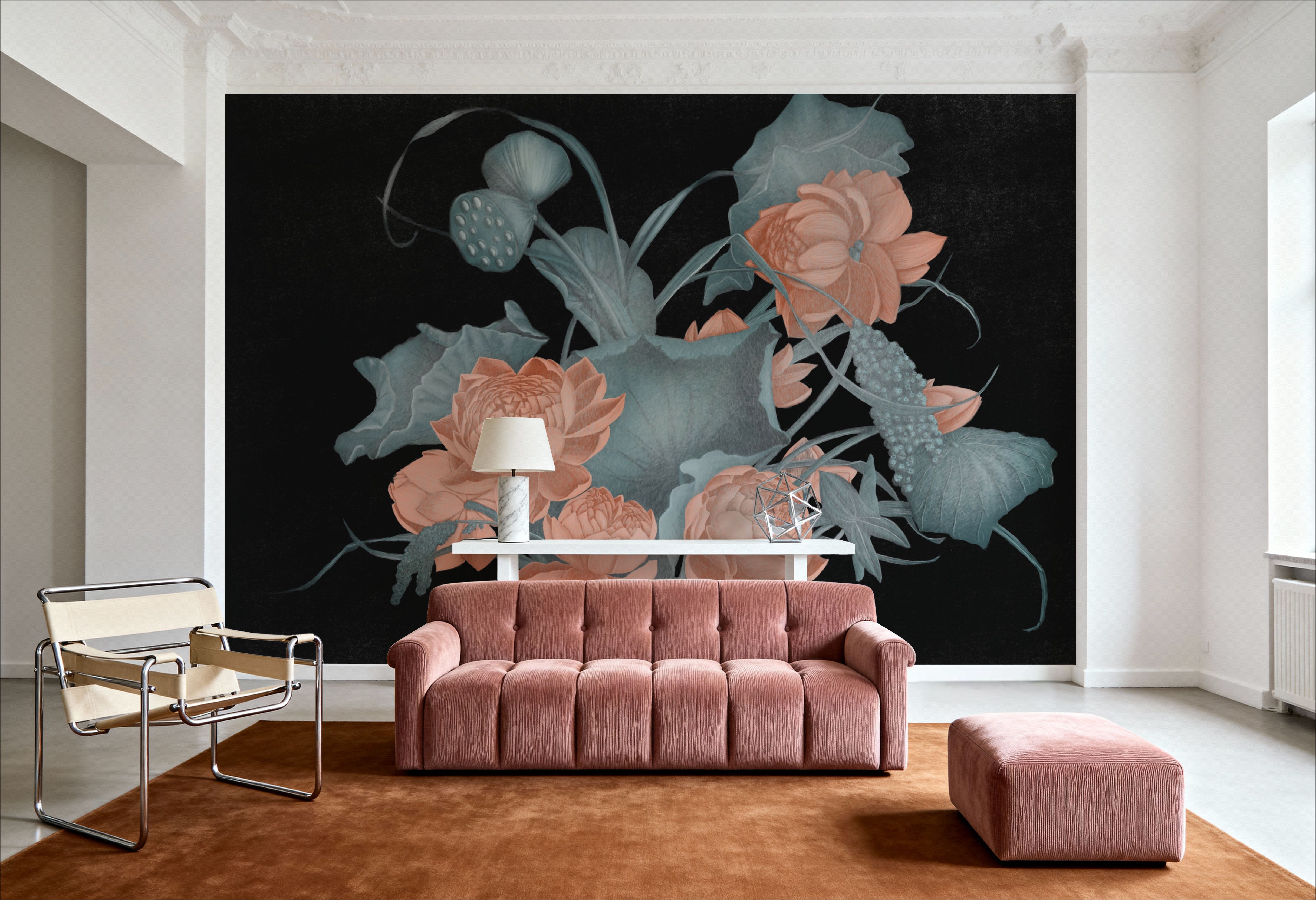 Humble Blooms - Midnight, Wallpaper