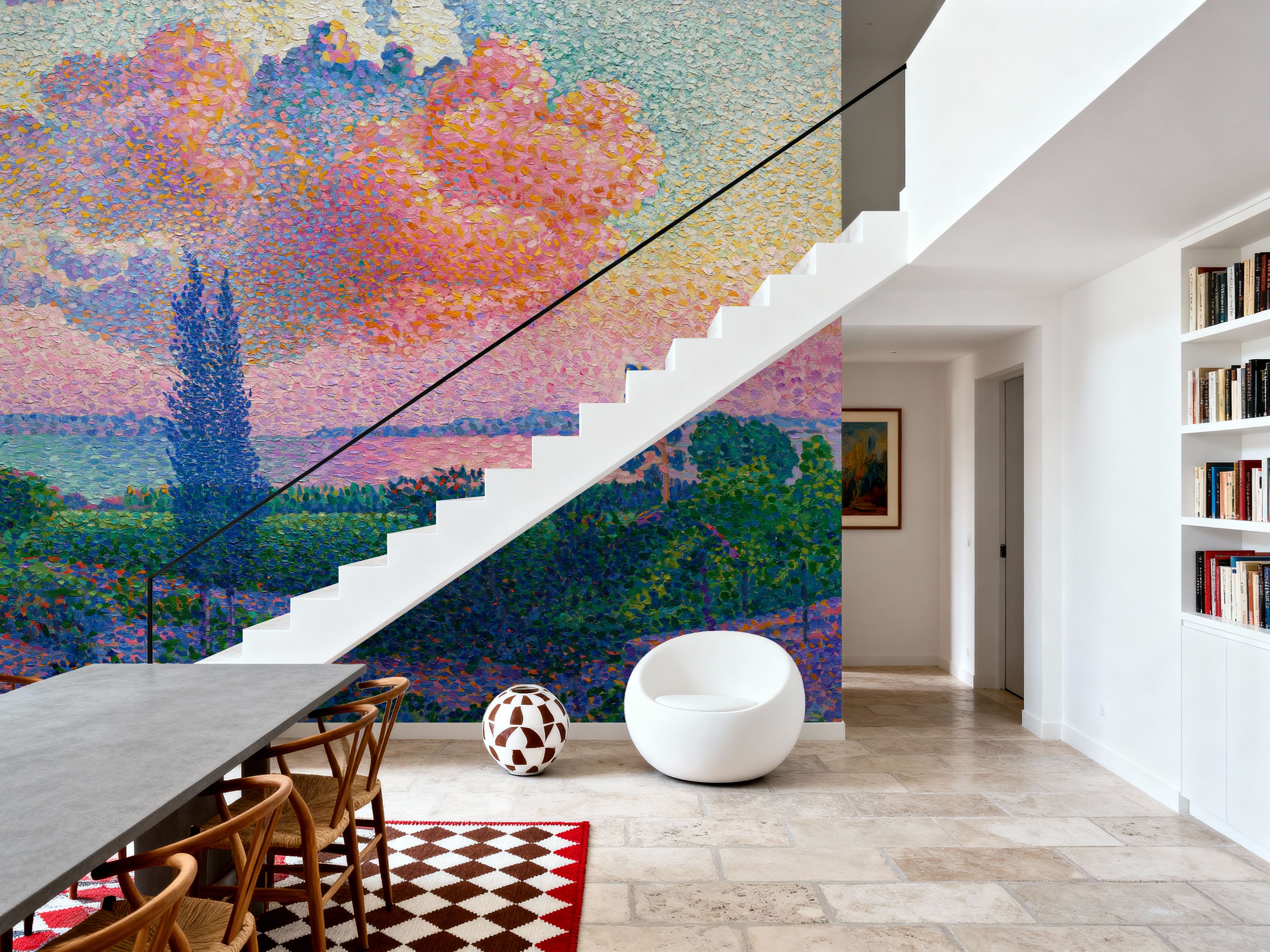 The Pink Cloud, Wallpaper