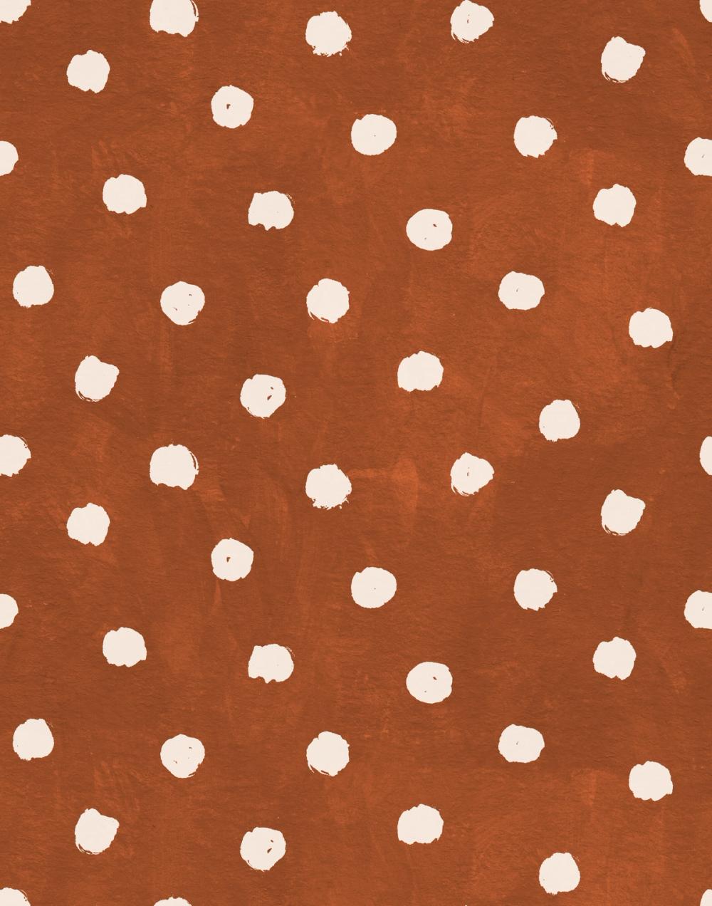 Autumn Dots Brown