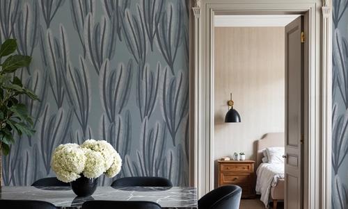 Palm on Grey