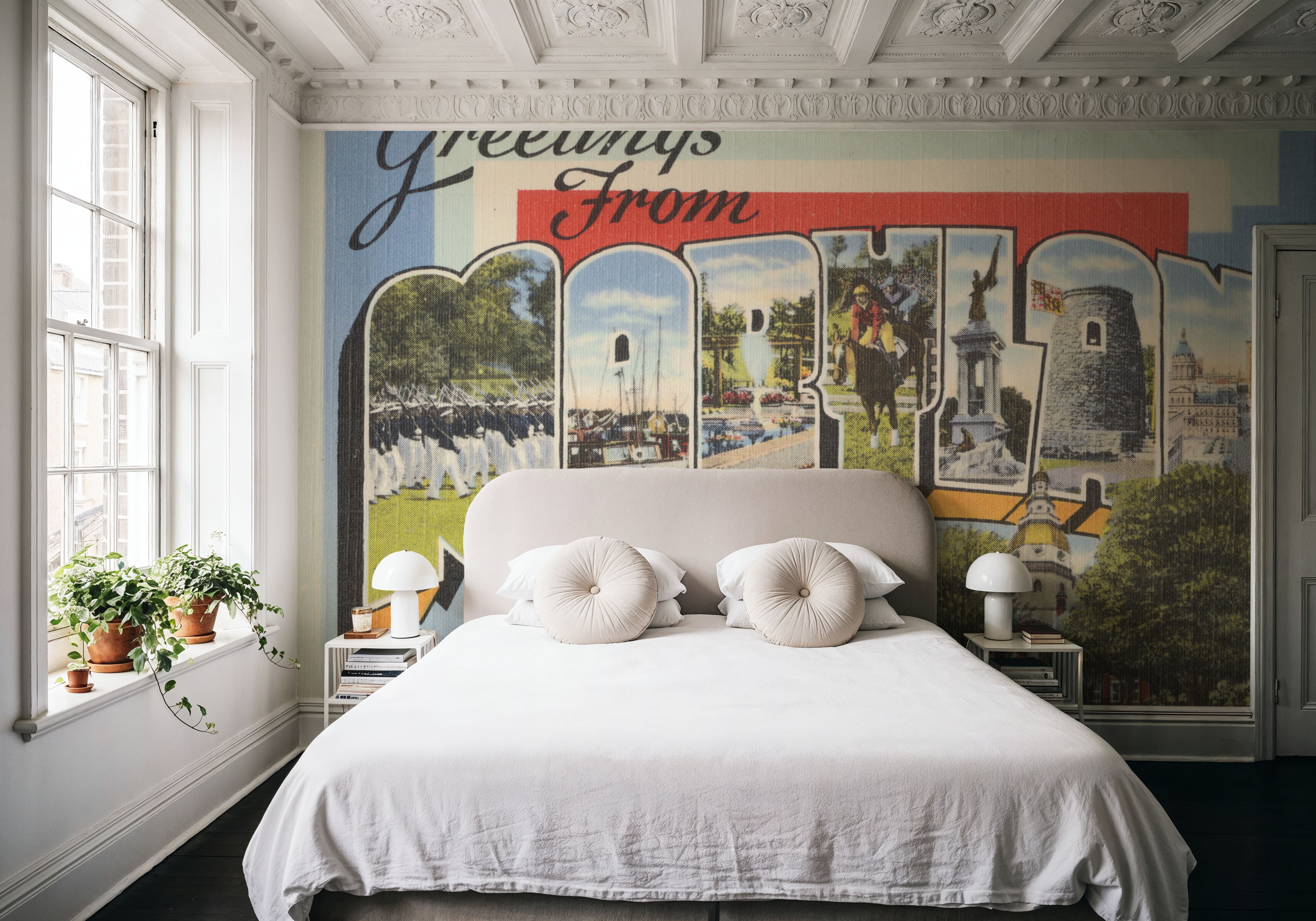 Greetings from Maryland - Screenprint Postcard