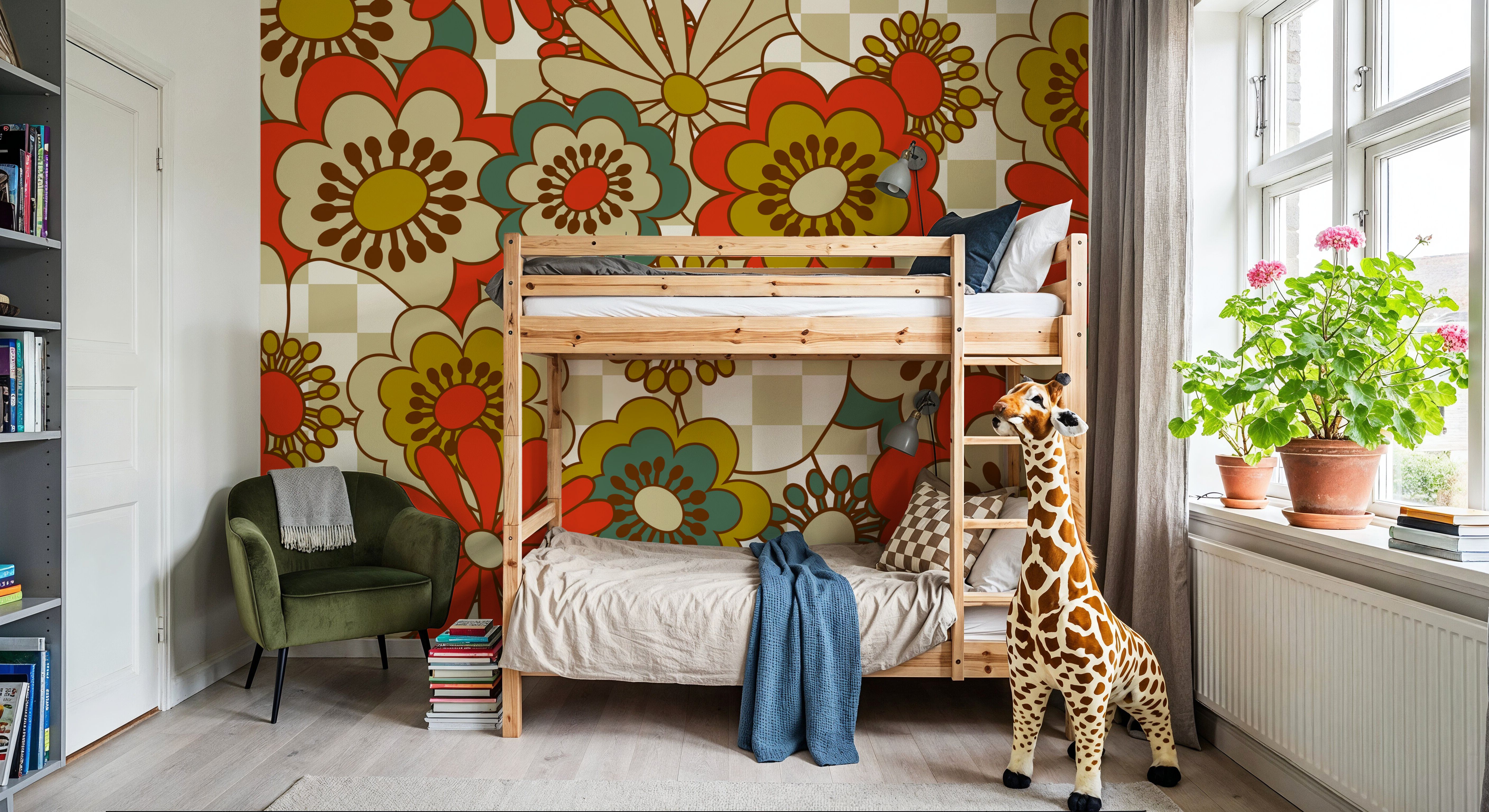 70's Avant Garden, Boho Clash, Wallpaper