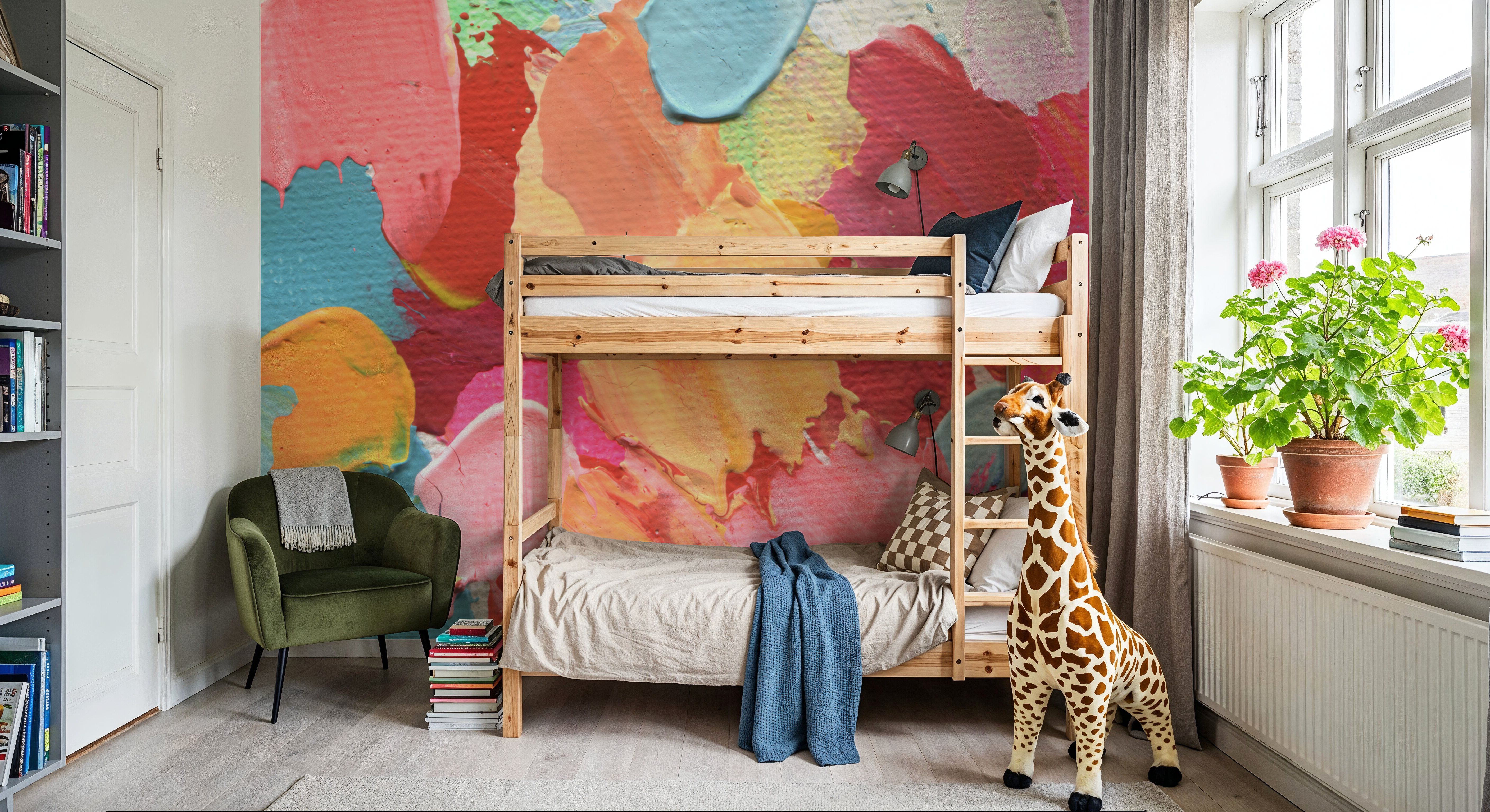 Abstract Rainbow Smudge