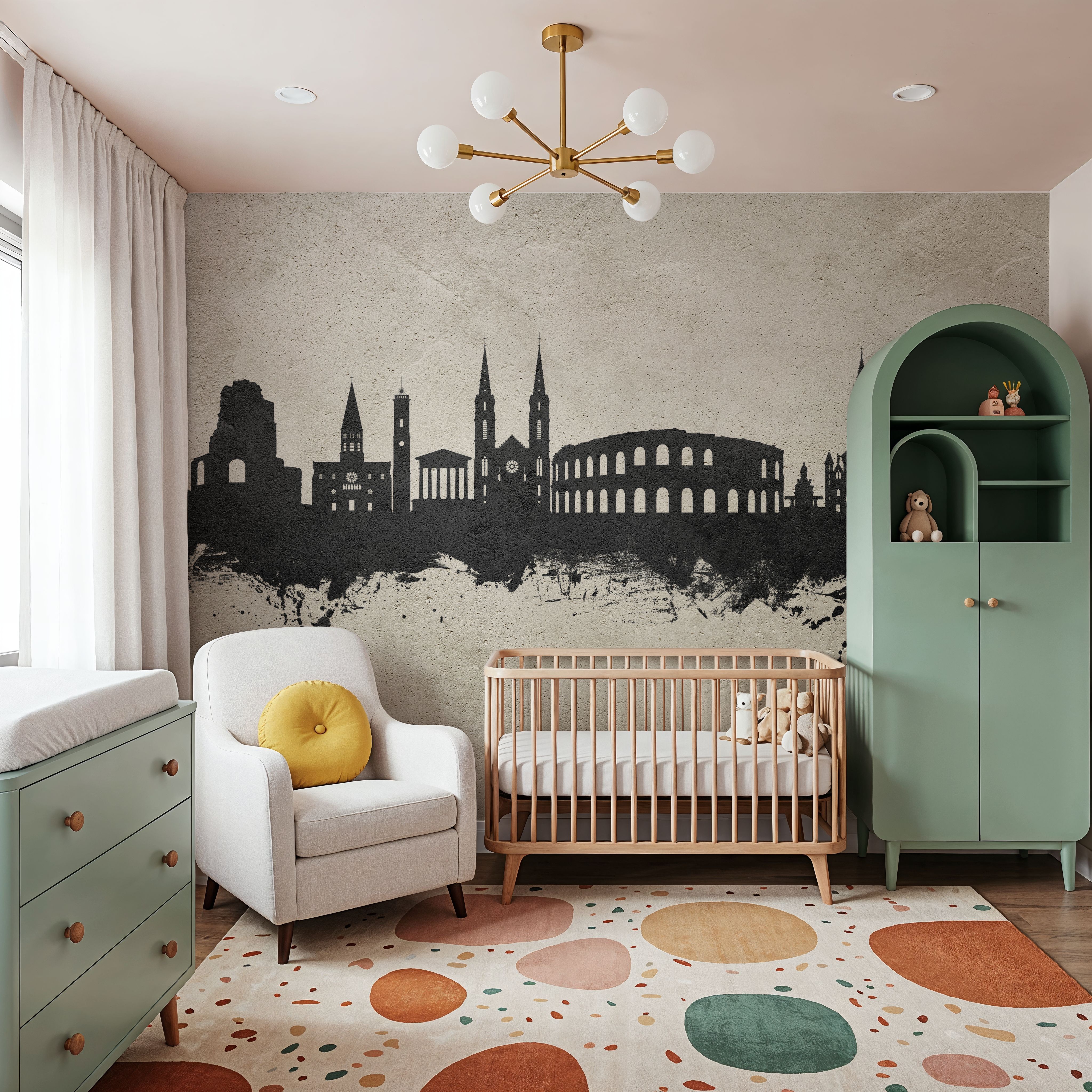 Nîmes France Skyline Concrete