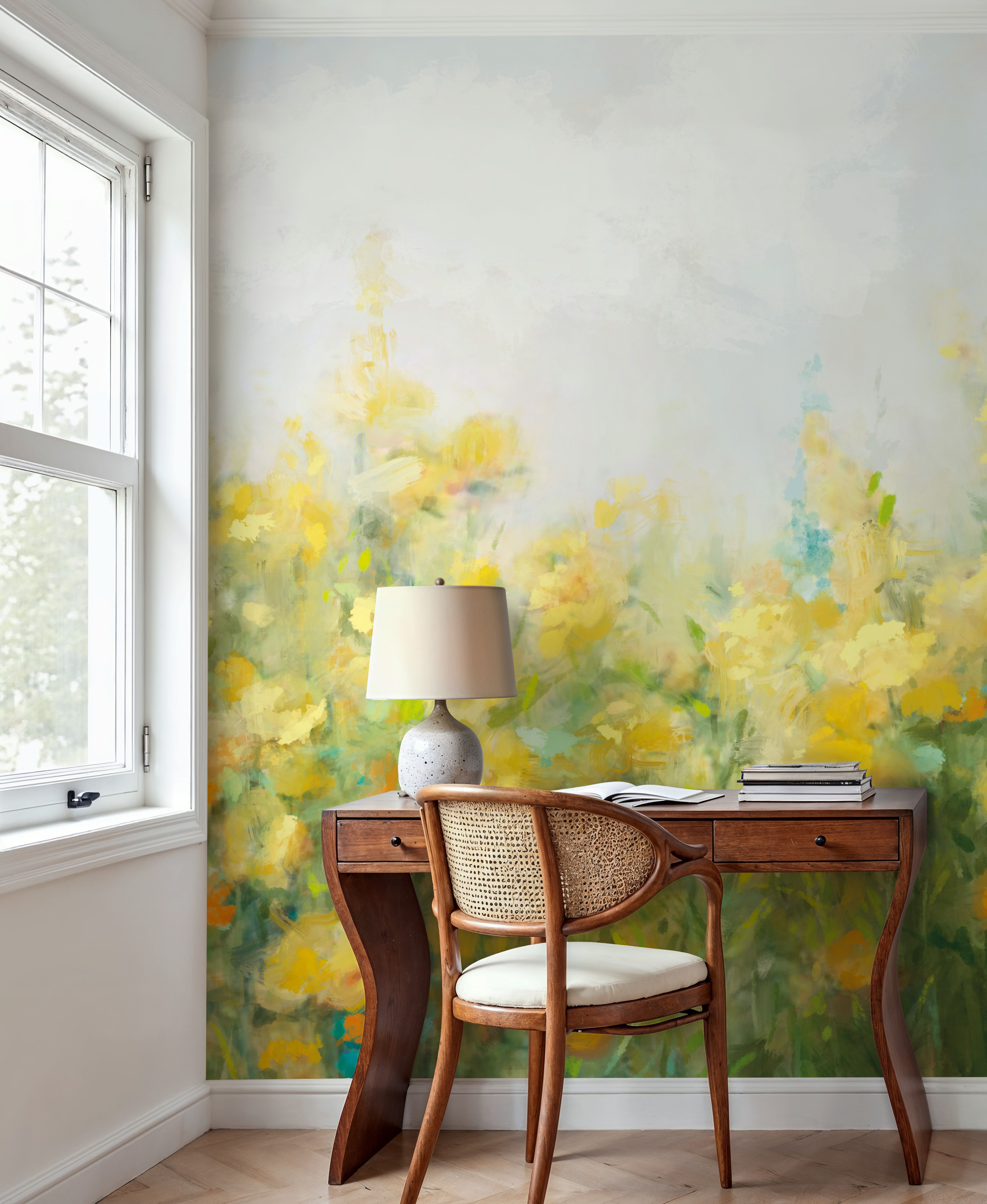 A Row of Yellow Blossoms