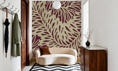 Leaf Wave Claret