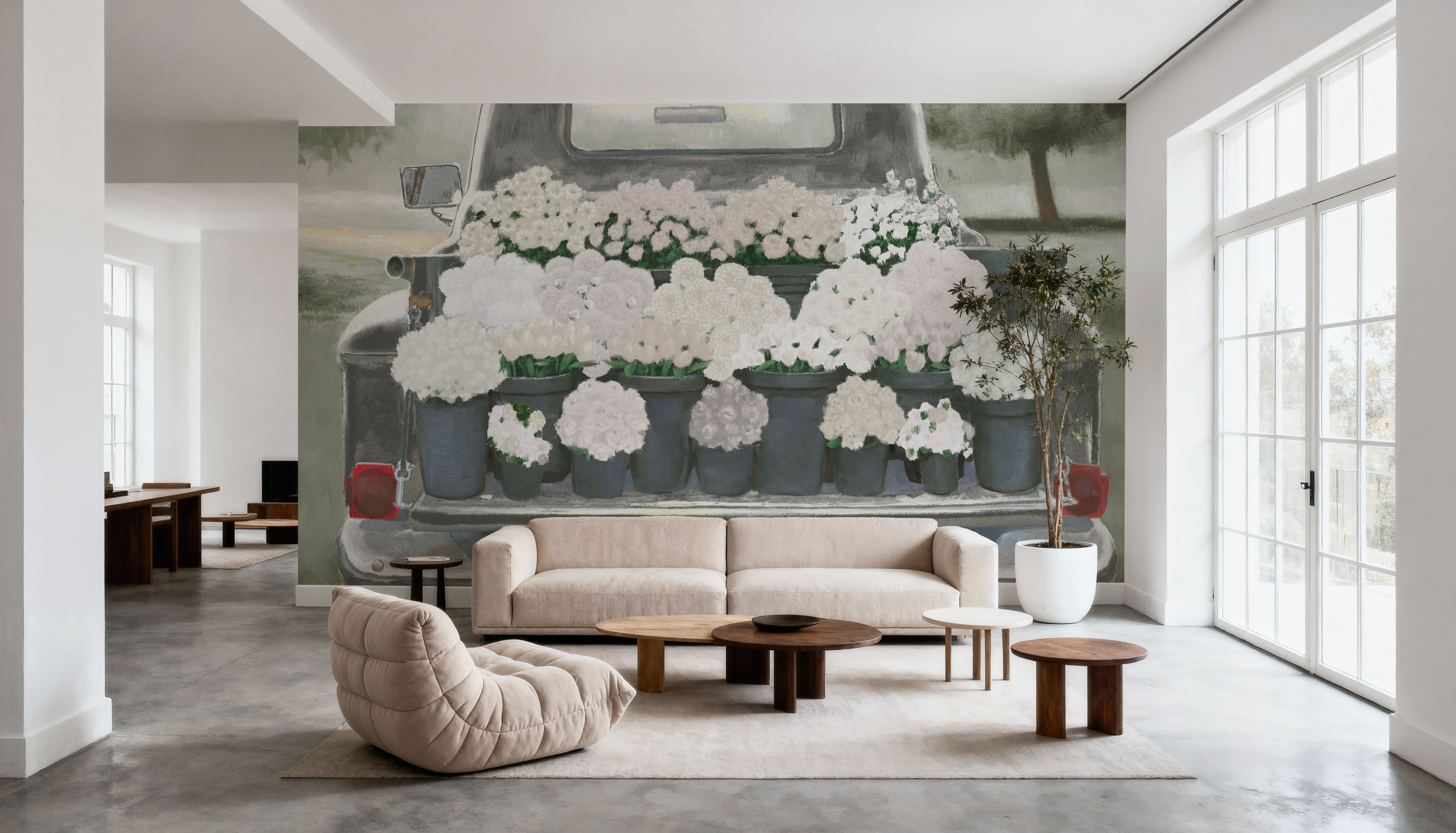 Beautiful Country III Gray White