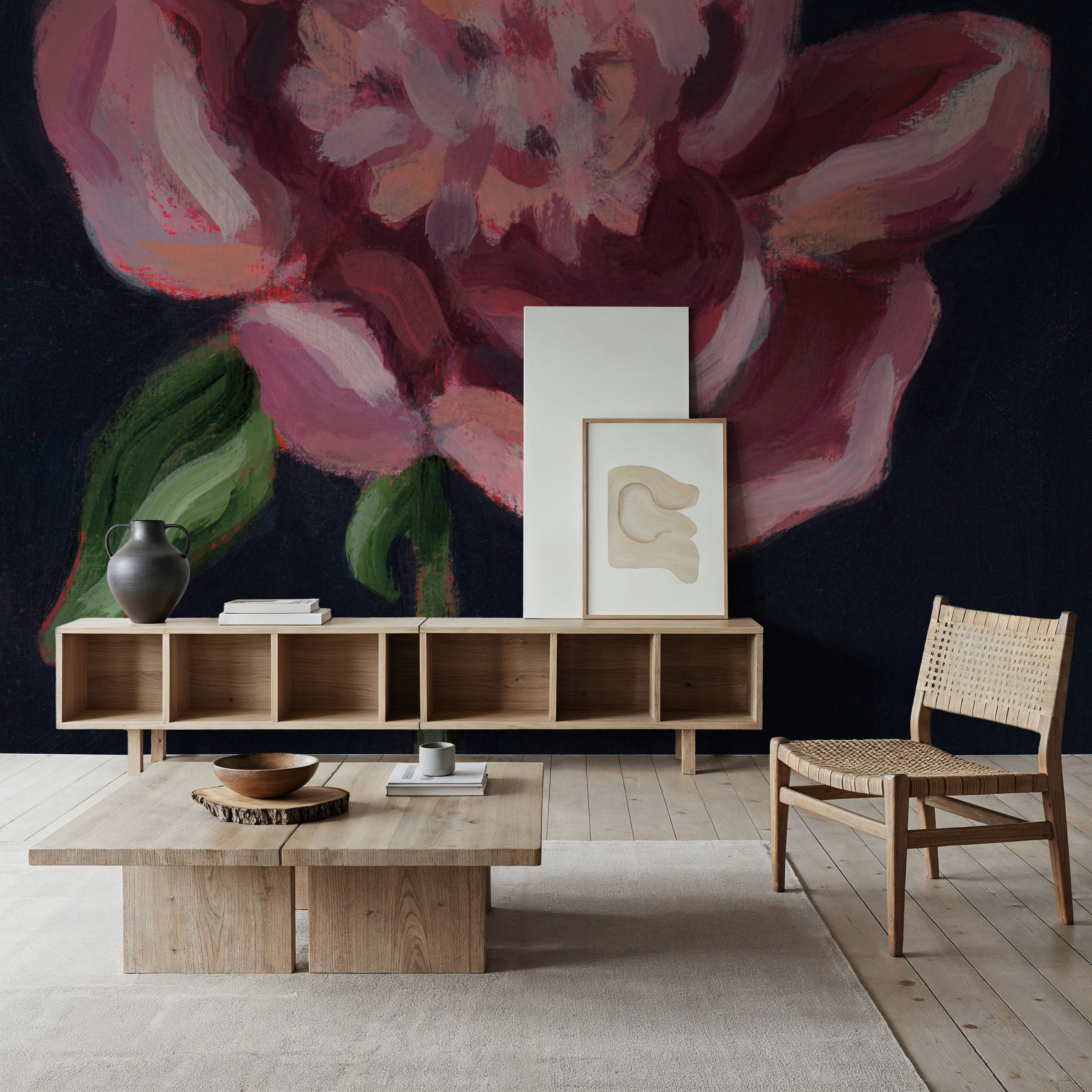 Peony in Black