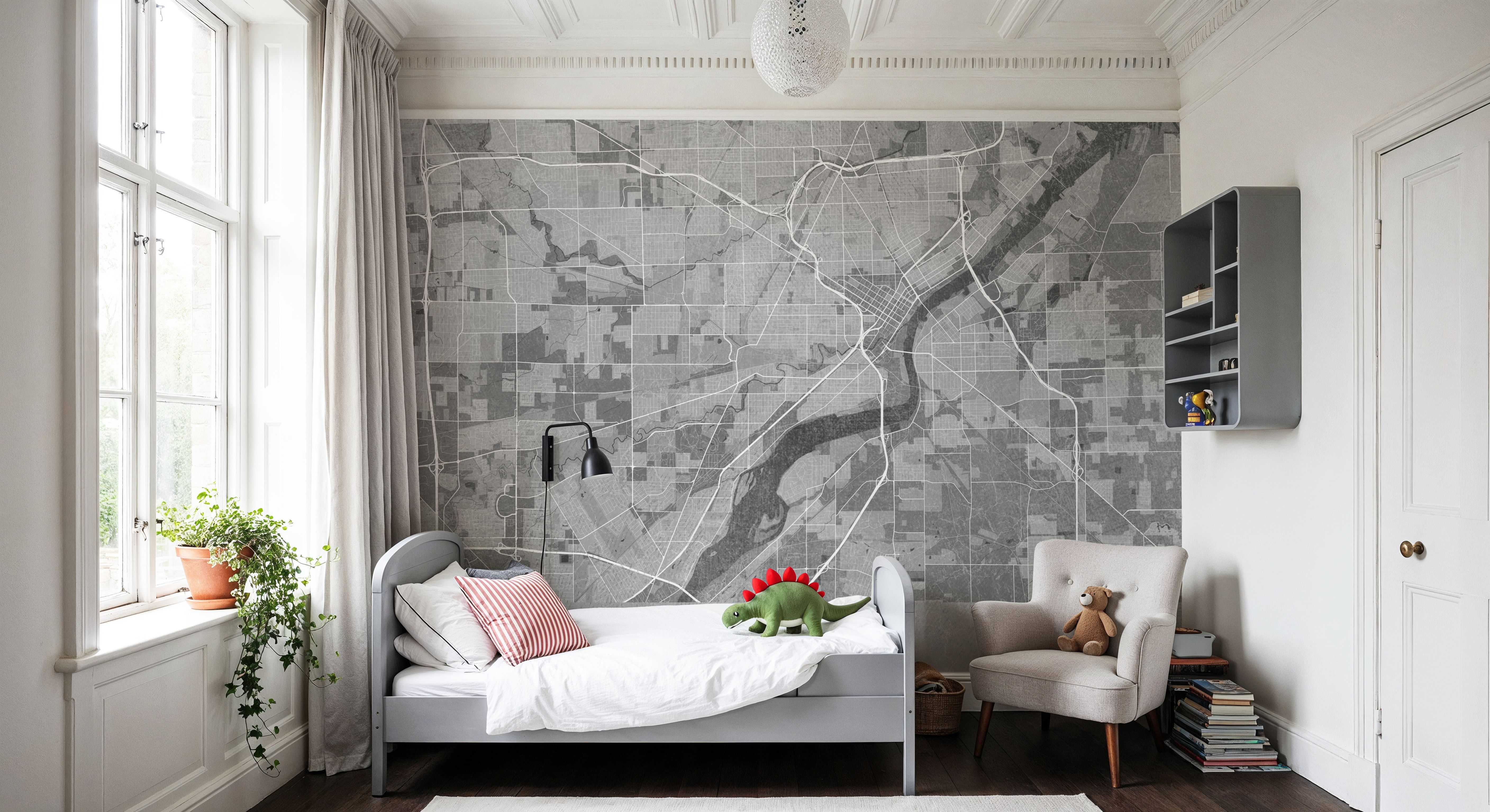 Toledo Grey, Papel pintado