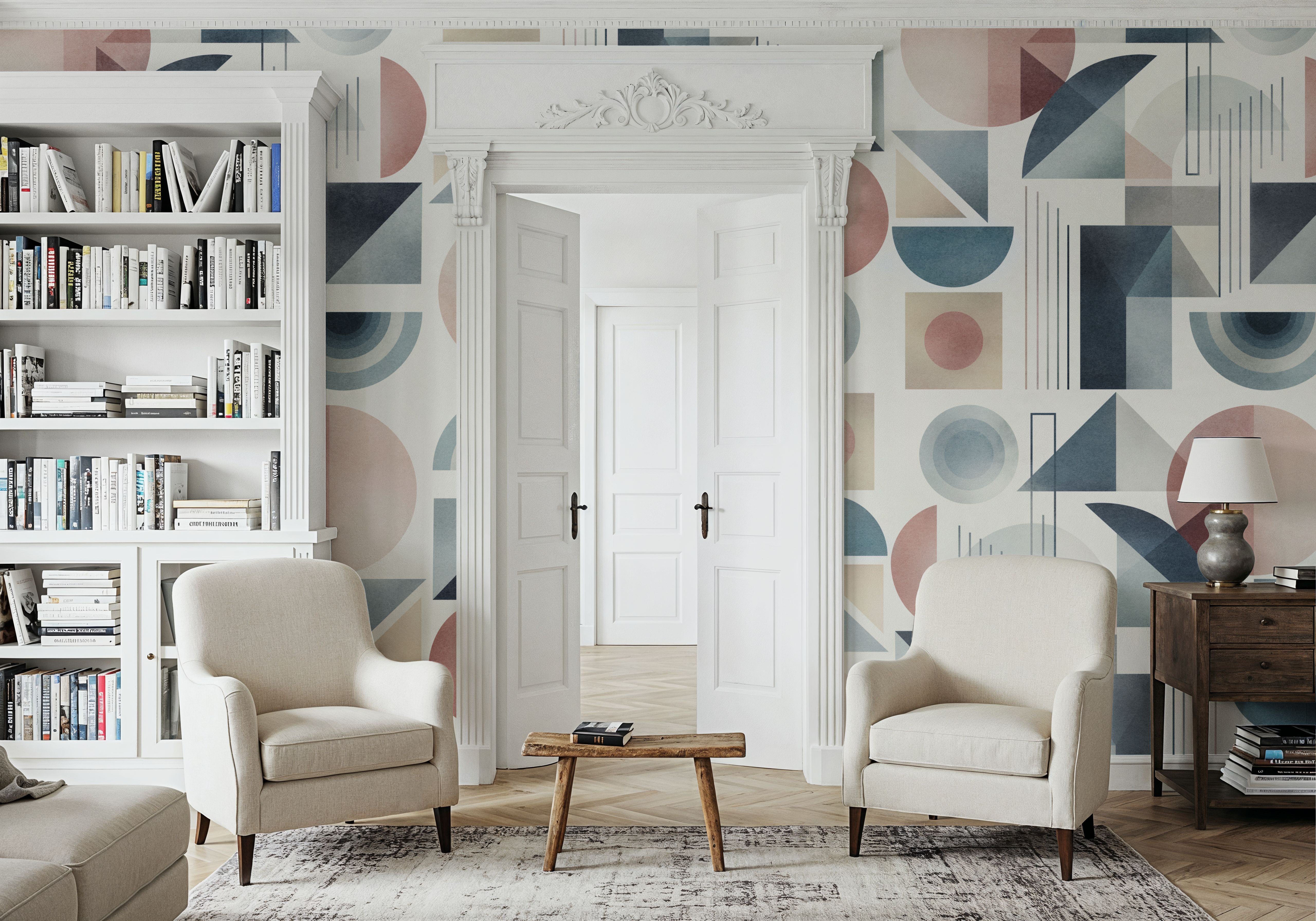 Bauhaus Geometric, Tapet