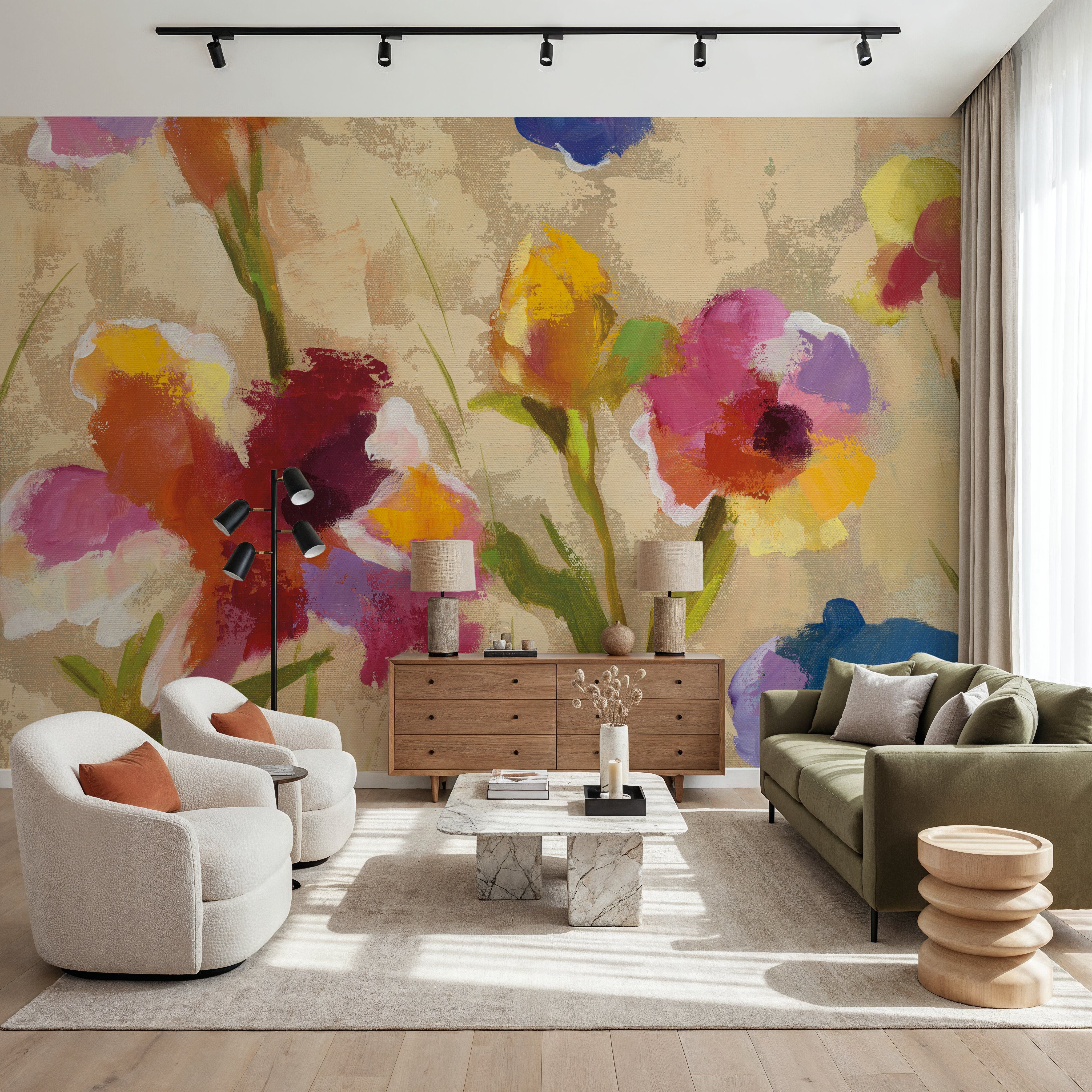 Bold Bright Flowers II
