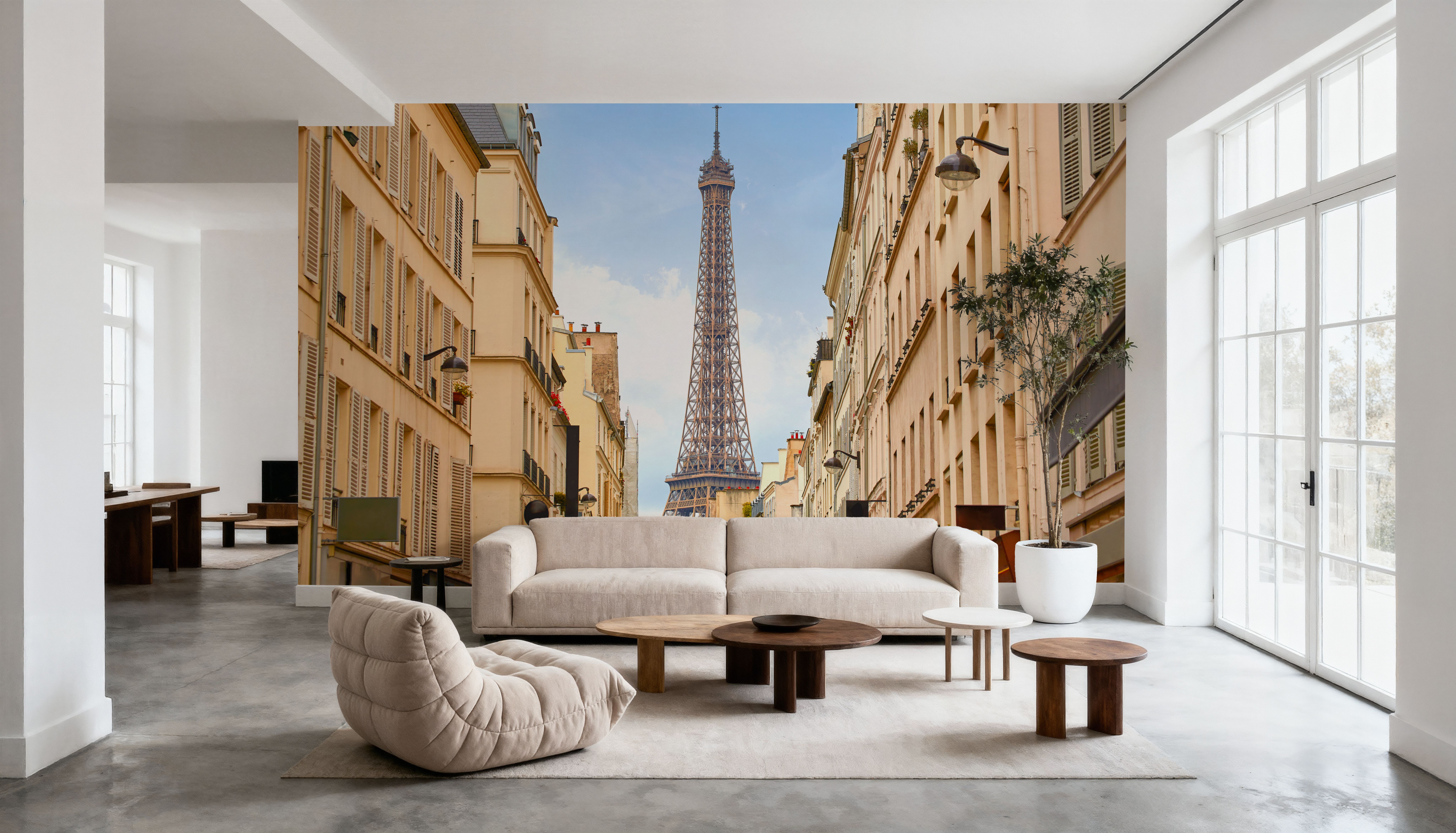 Eiffel Tower in Paris from Invalides