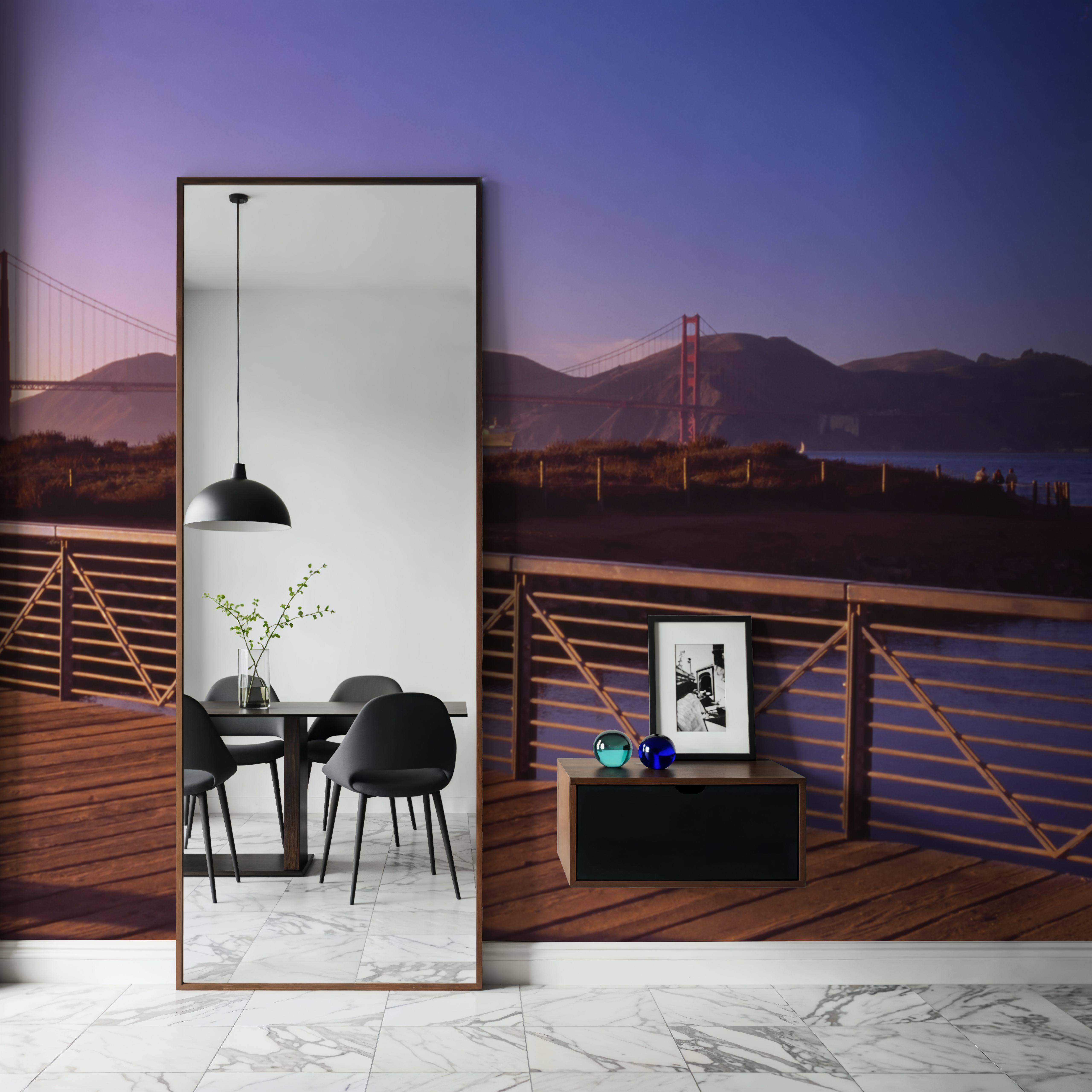 Bridge Pathway Sunset