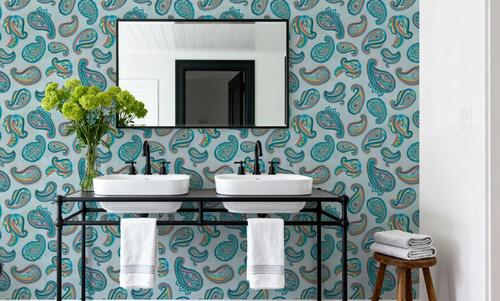 Emerald Paisley Light