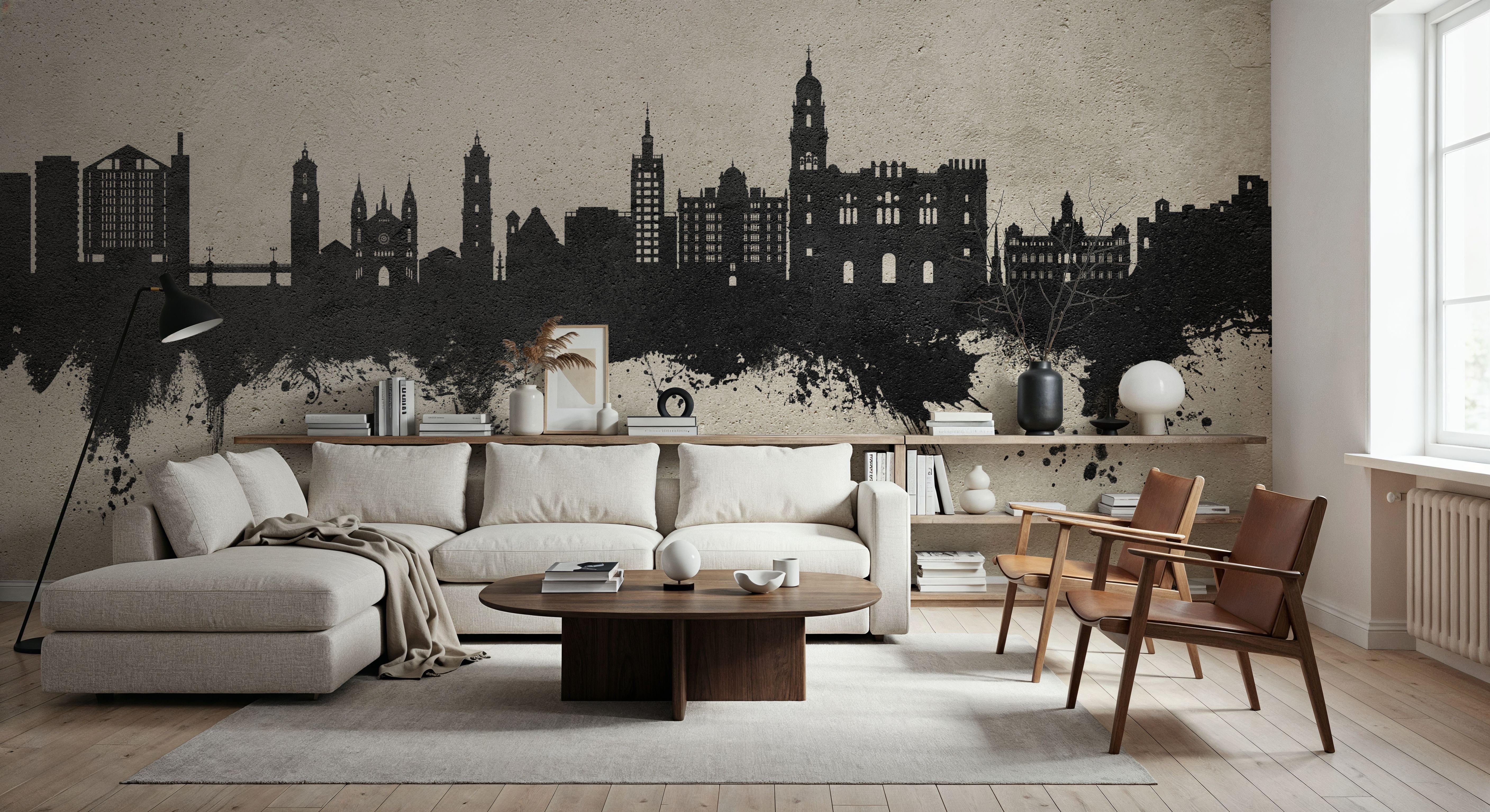 Málaga Spain Skyline Concrete