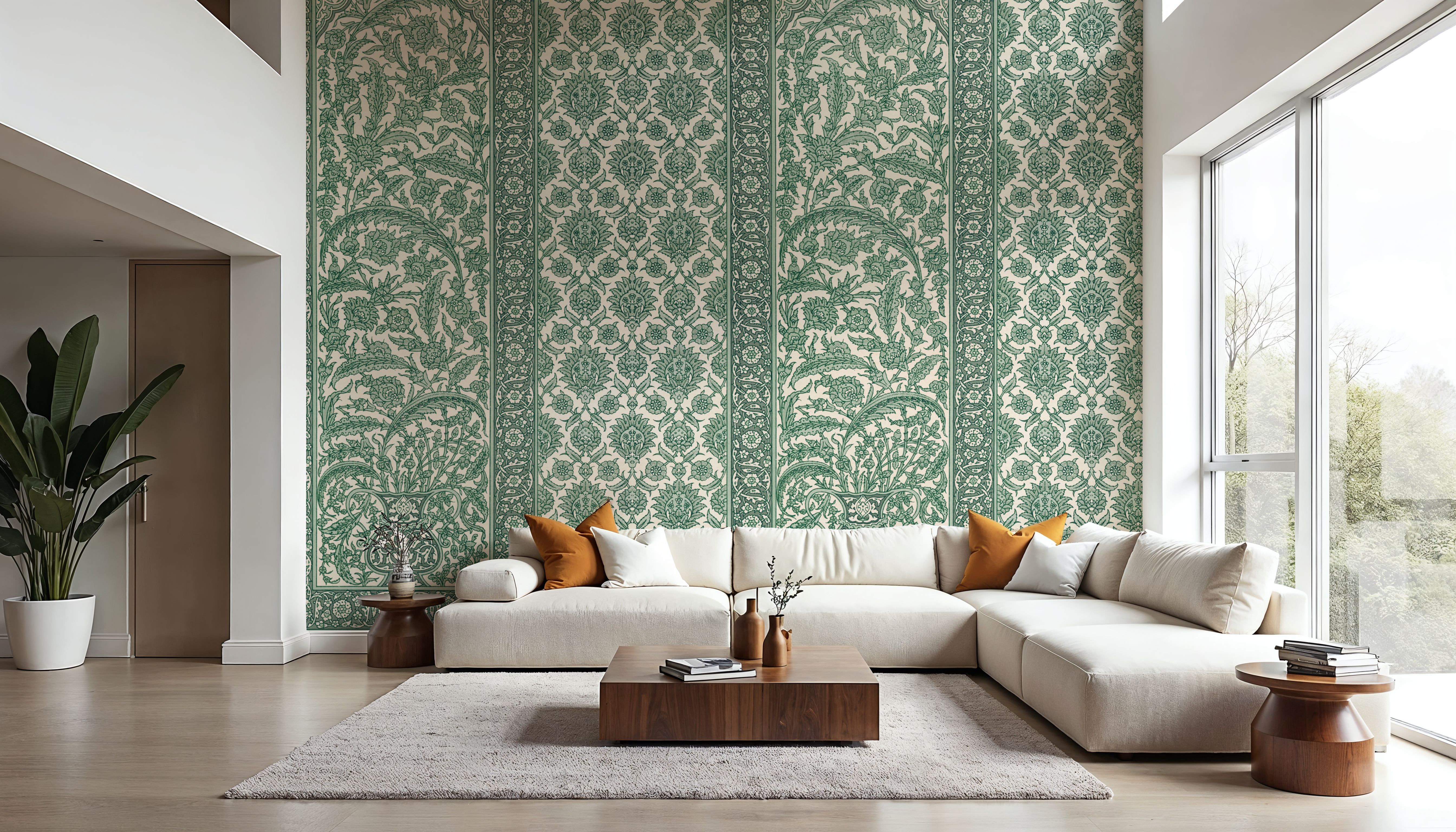 Riad Ornaments, Forest Green