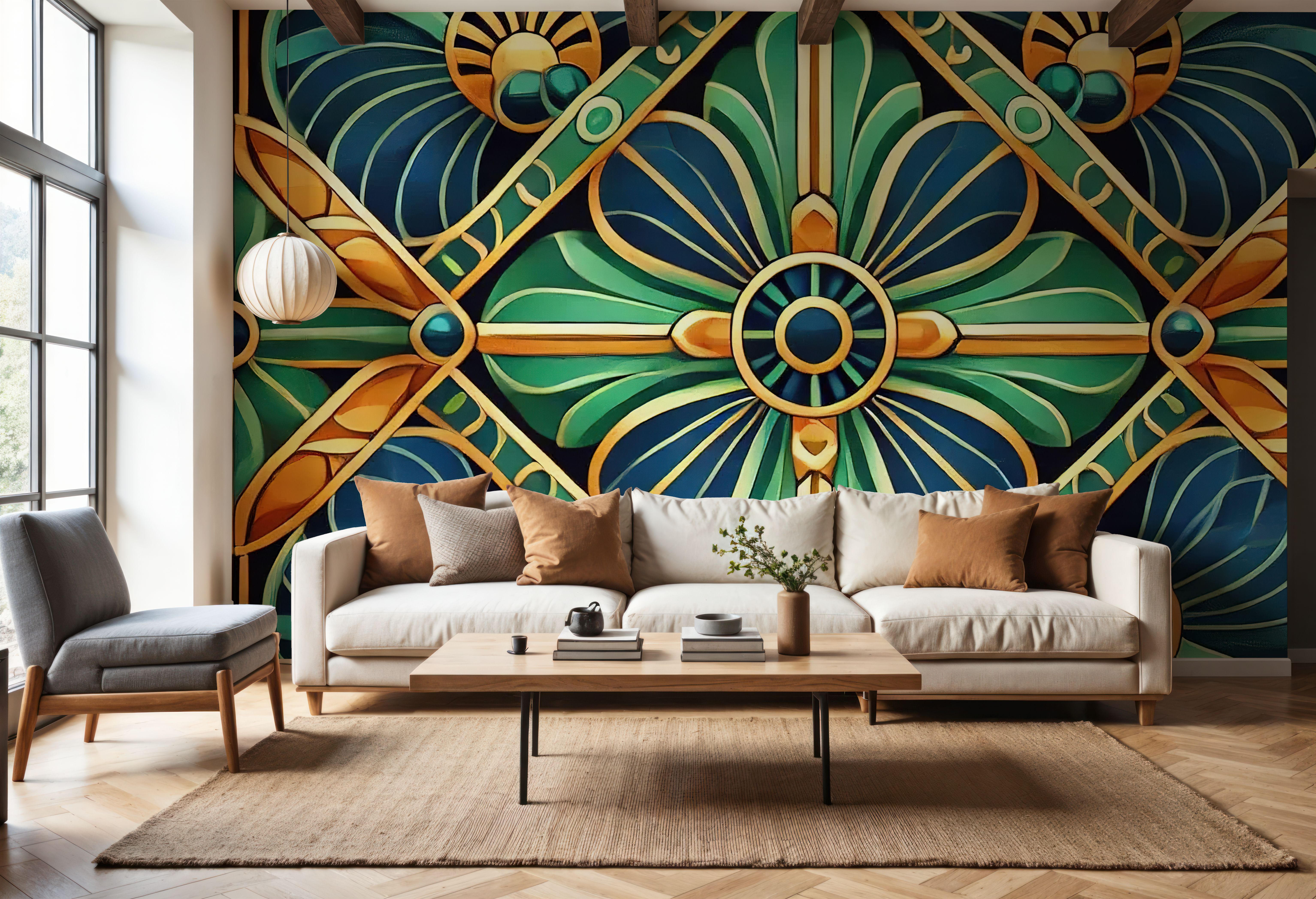 Bold Geometric Art Deco
