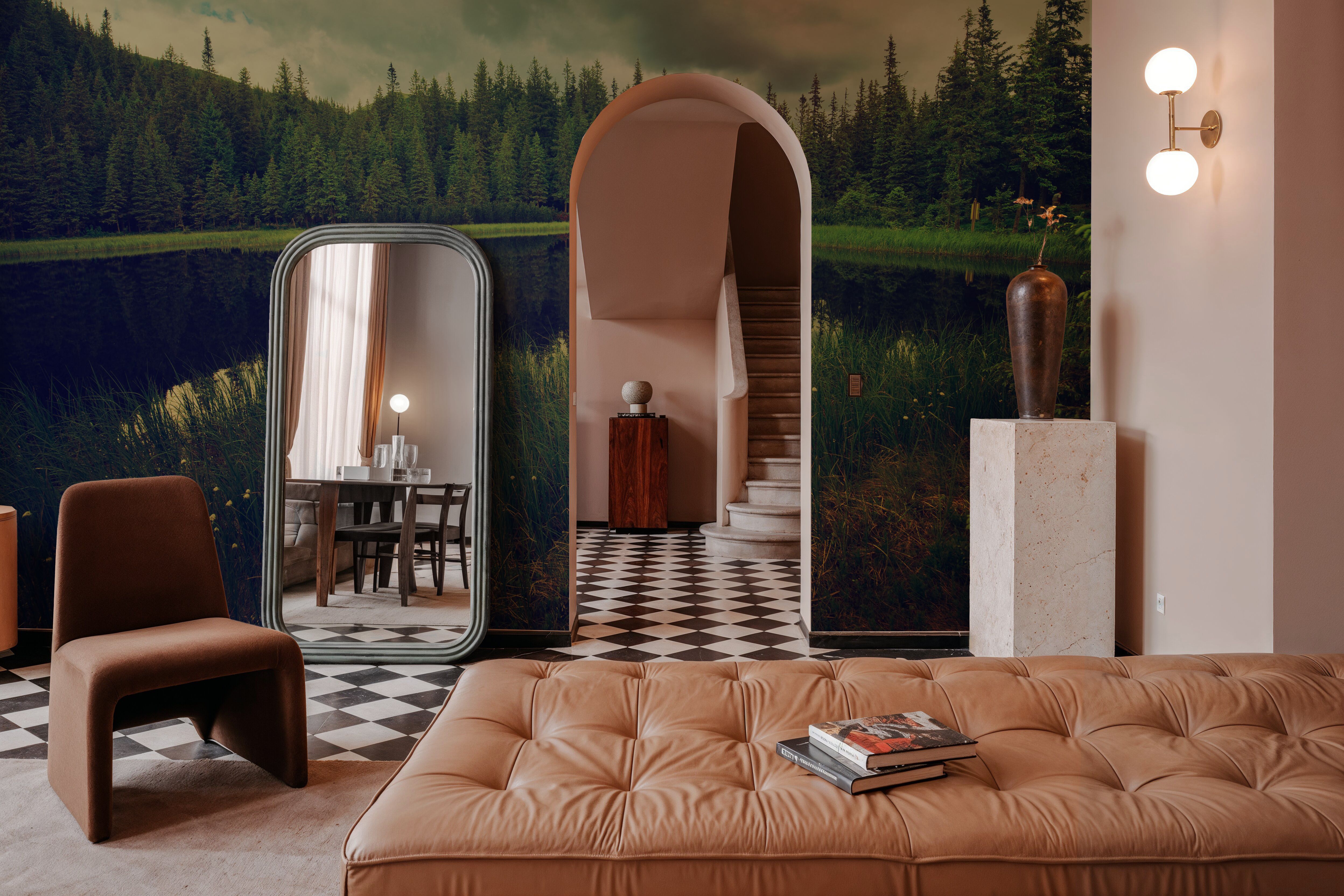 Secret Lake, Tapeten