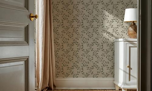 Emerald Trellis Petite, Light Beige