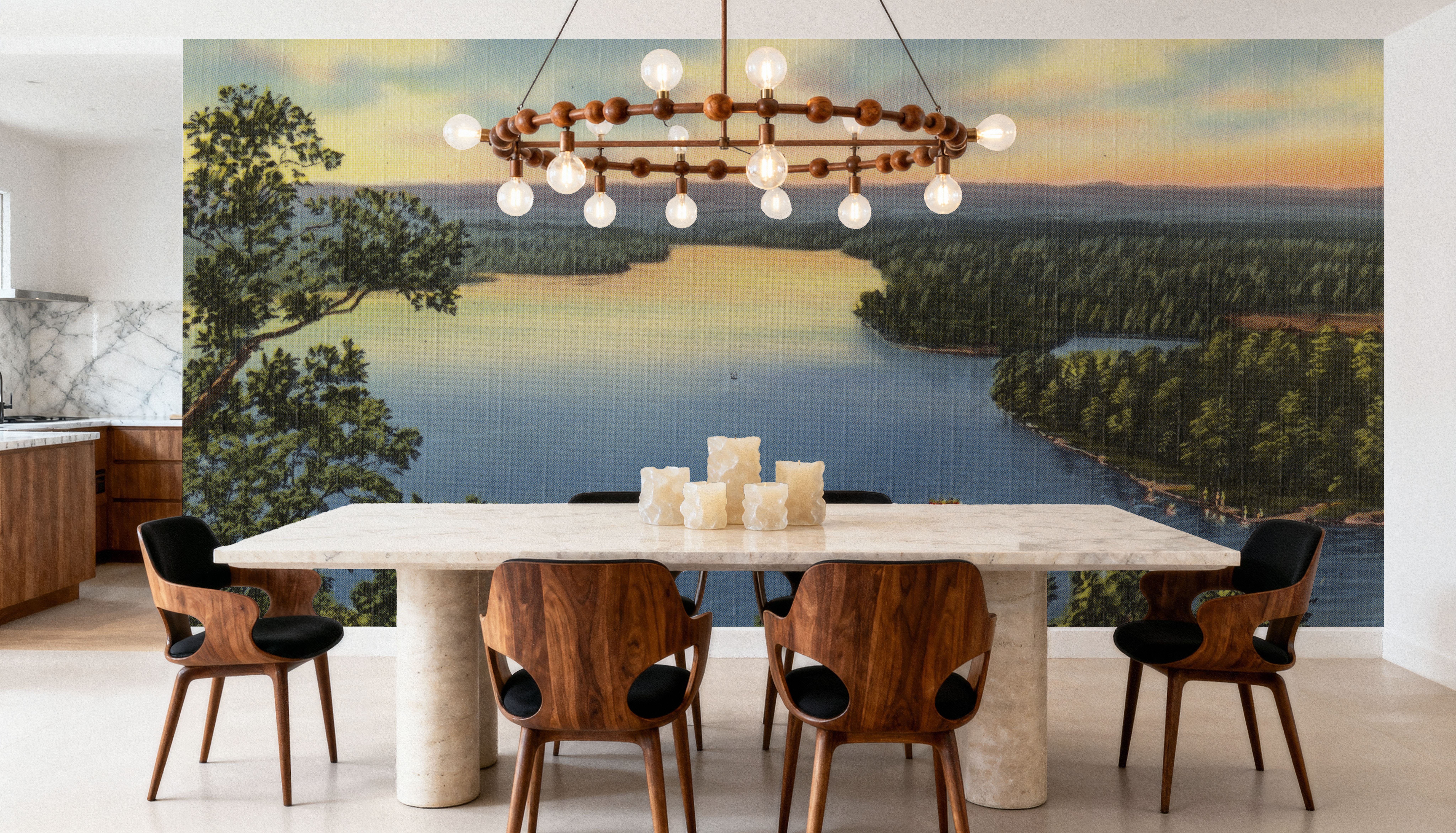 Greetings from Catherine Lake - Screenprint Postcard