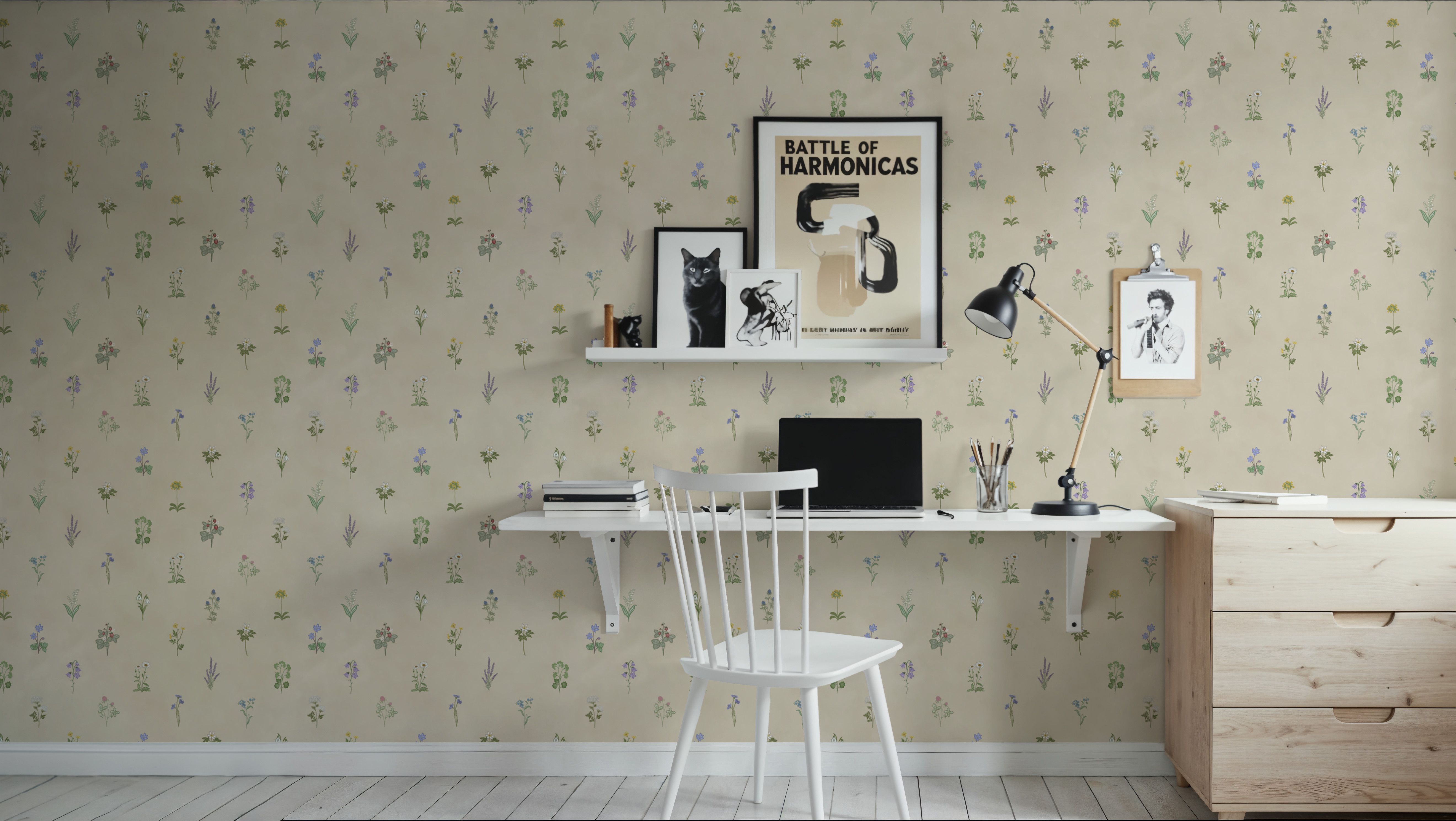 Nordic Flora, Light Beige