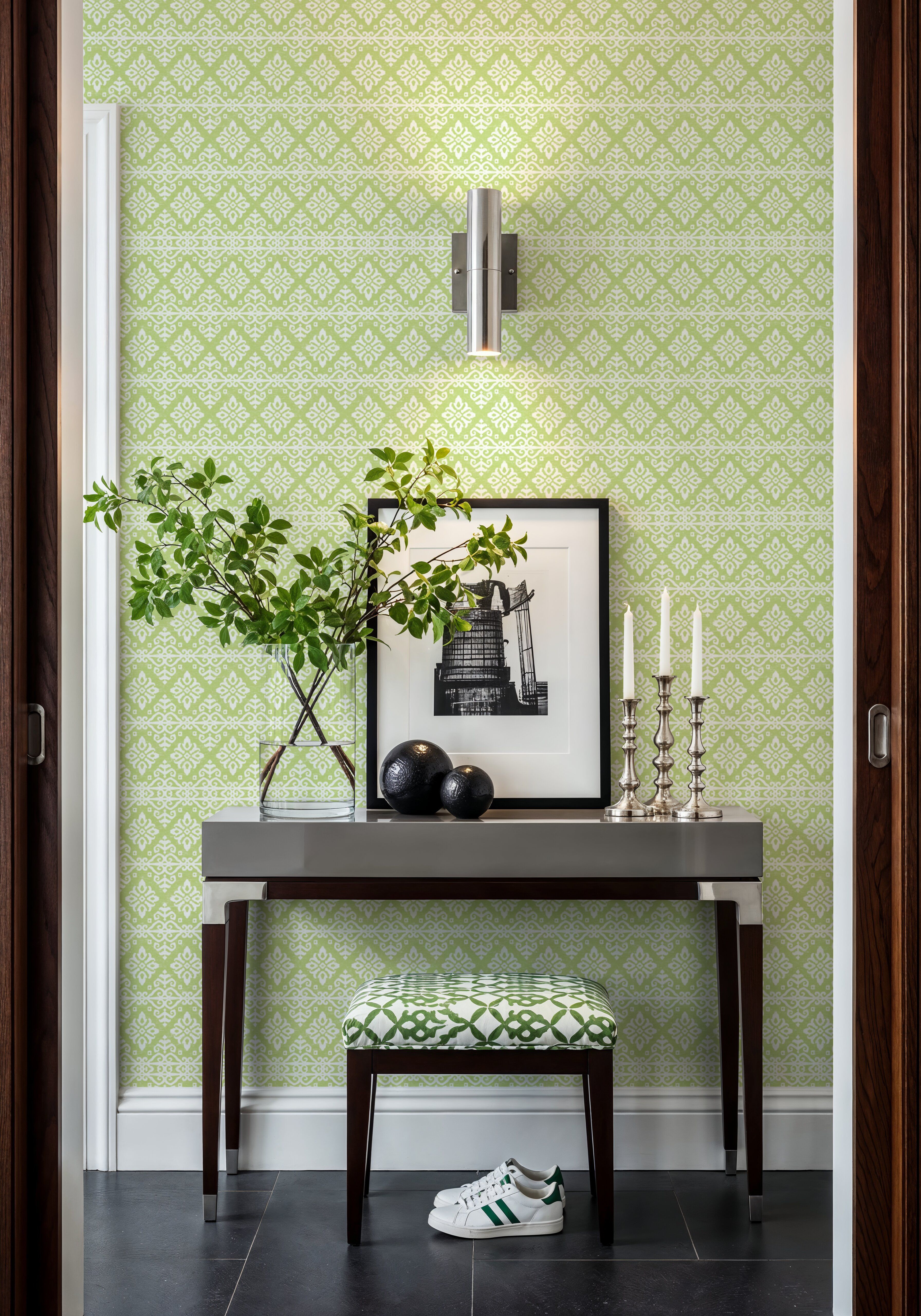 Amadora Squares Light Green