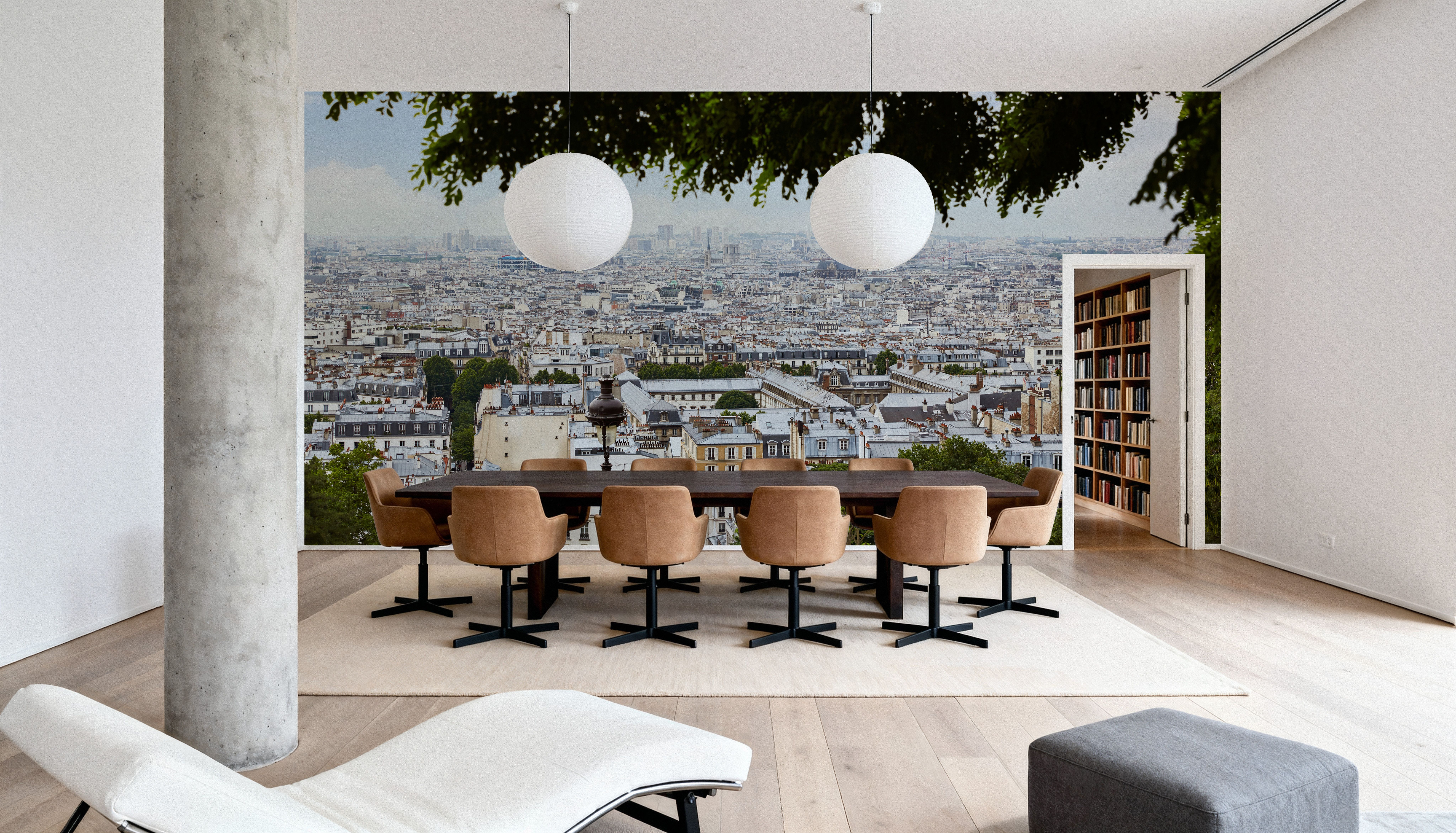 Paris Skyline From Montmartre, Wallpaper