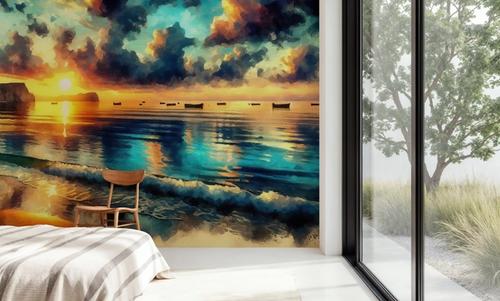Stunning Coastal Sunset Scene