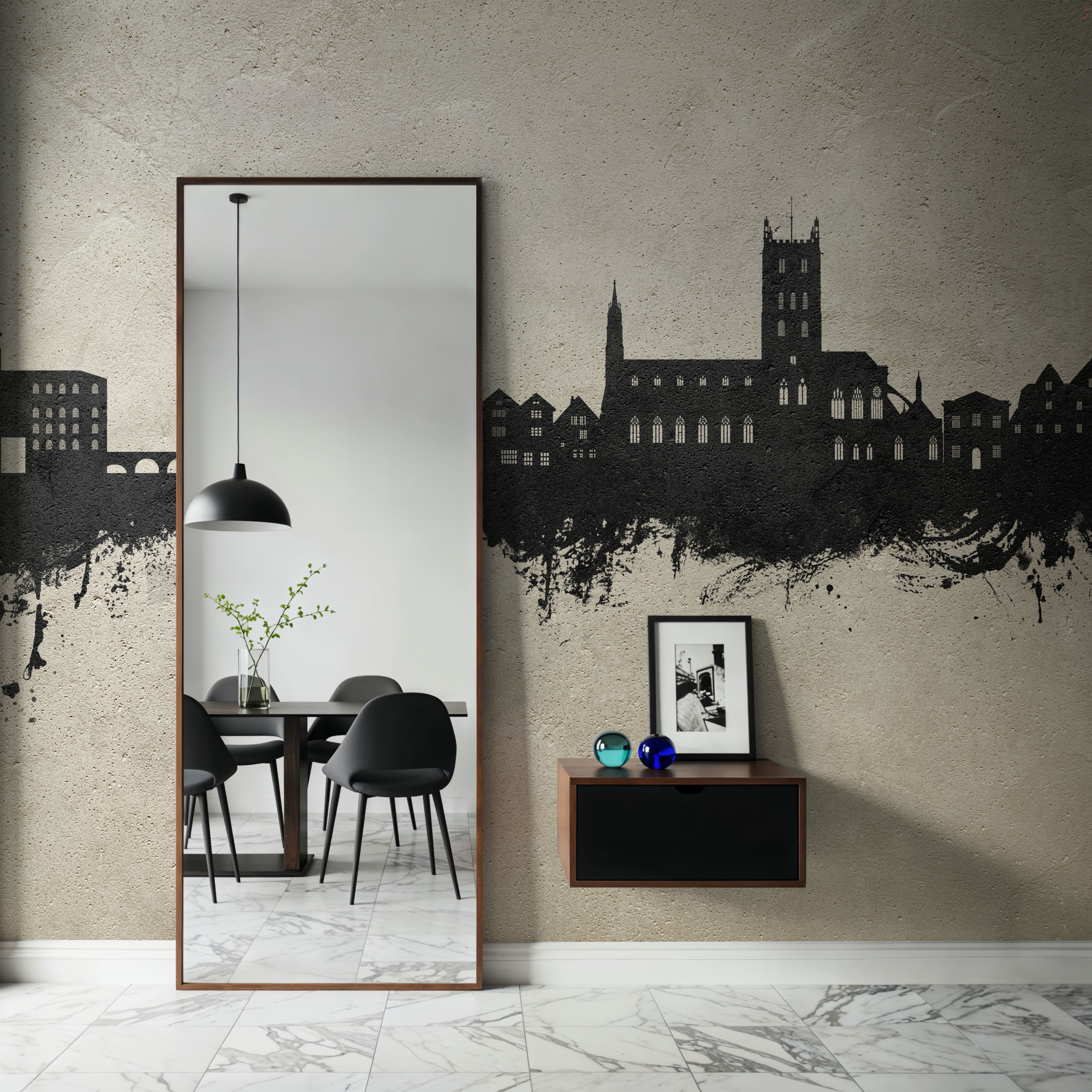 Tewkesbury England Skyline Concrete