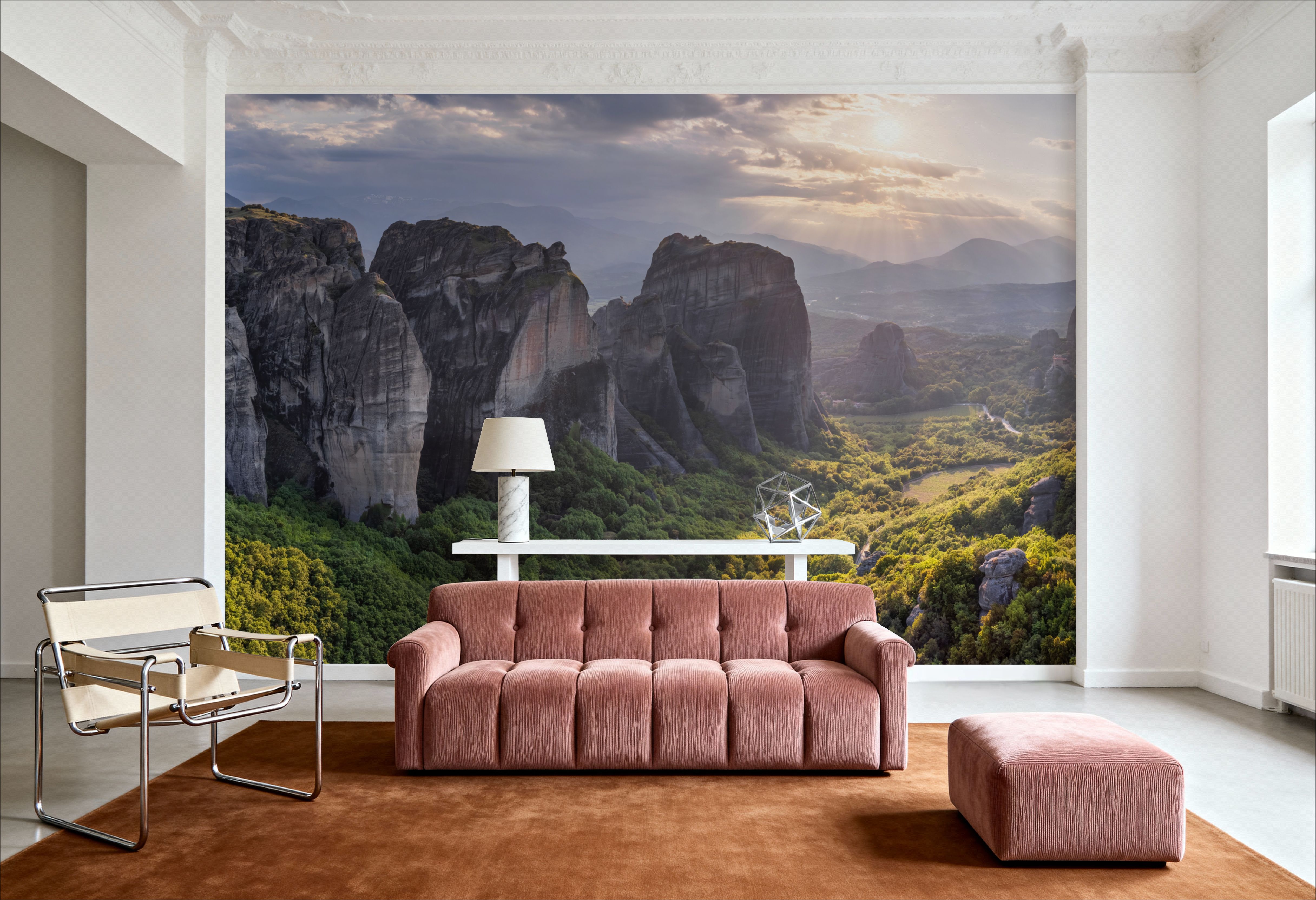 Meteora Rays, Carte da parati