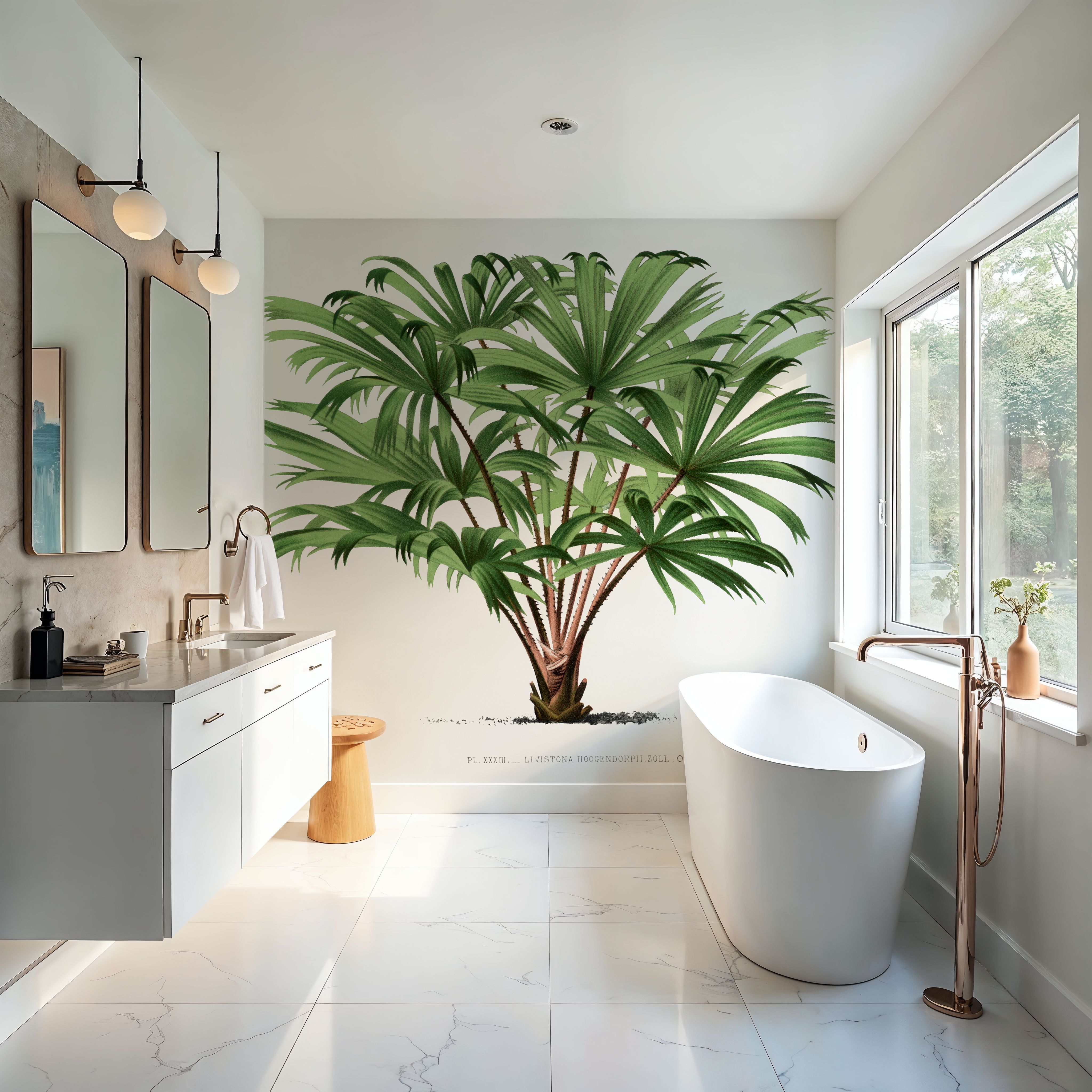 Vintage Palm Tree III