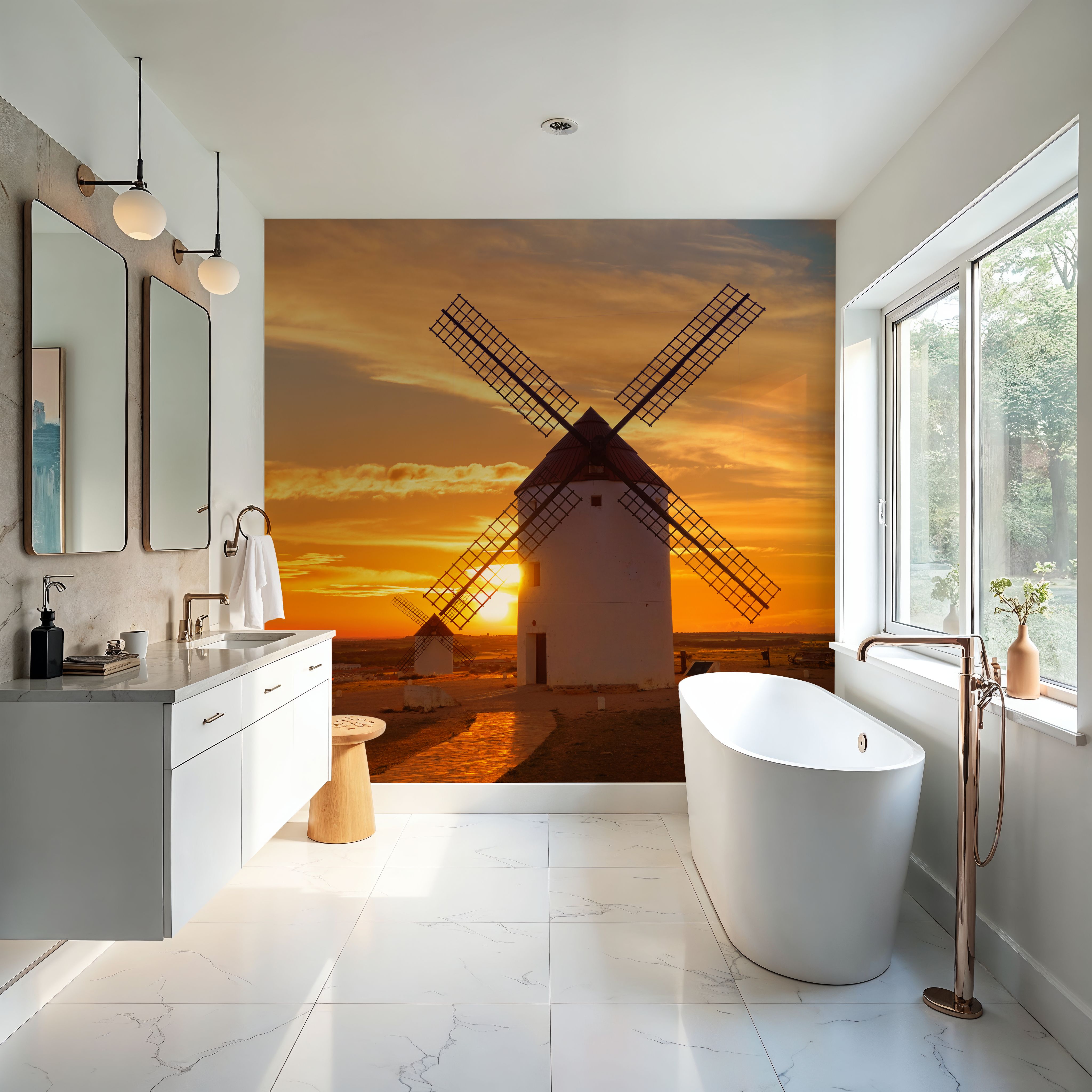 Golden Windmills