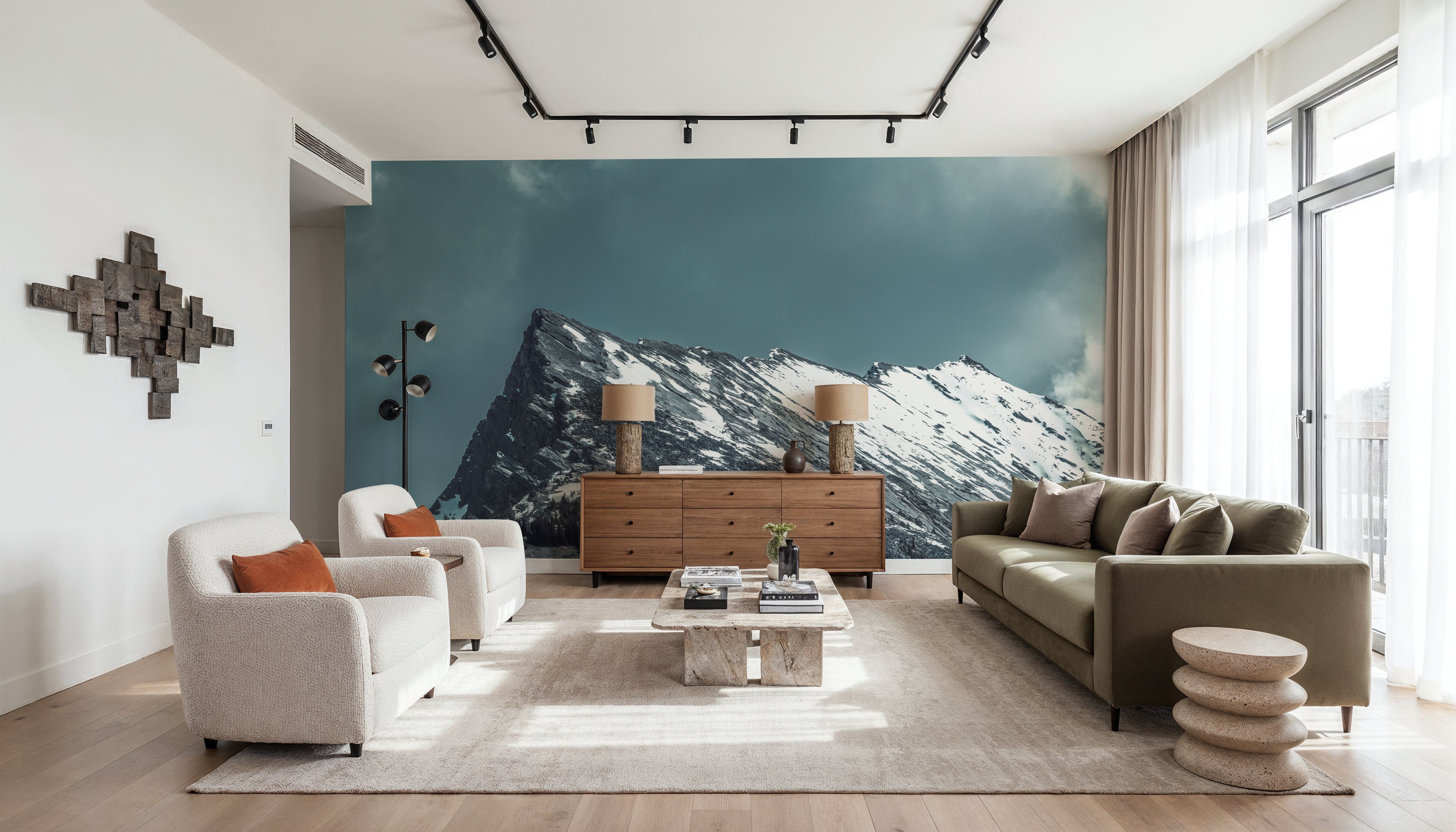 Jasper Mountain Series II, Behang