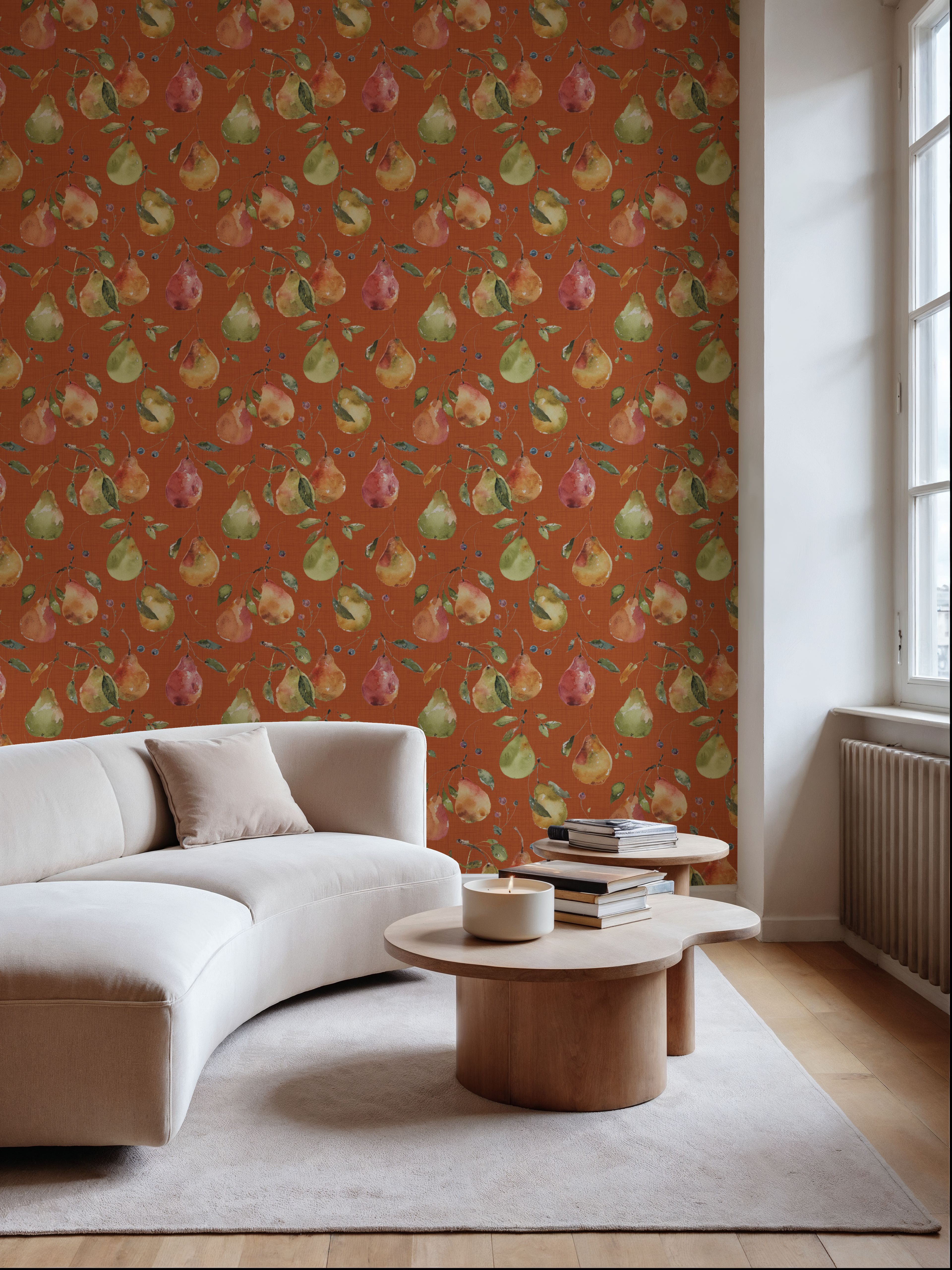 Time to Share Pears Orange