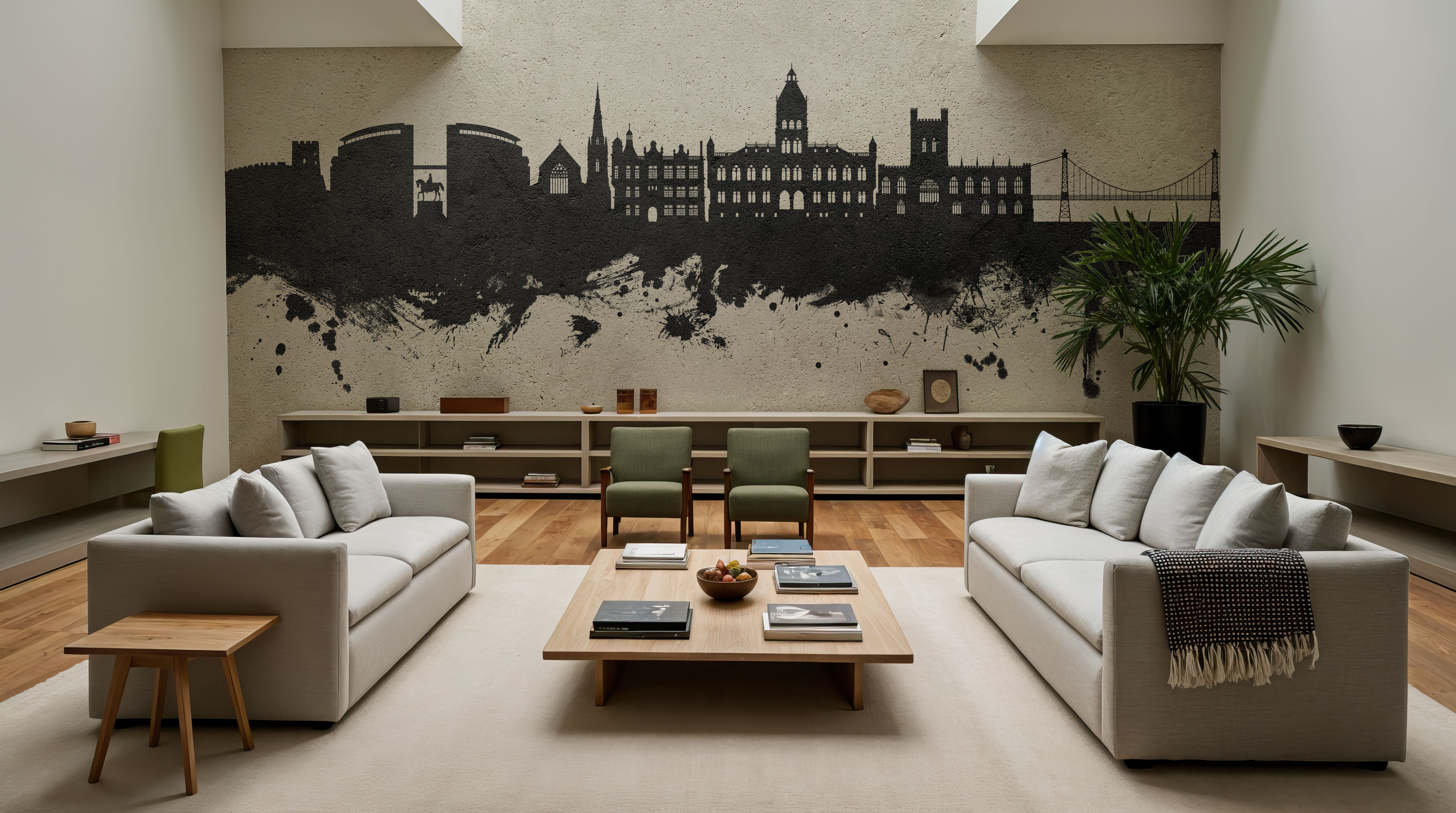 Chester England Skyline Concrete, Wallpaper