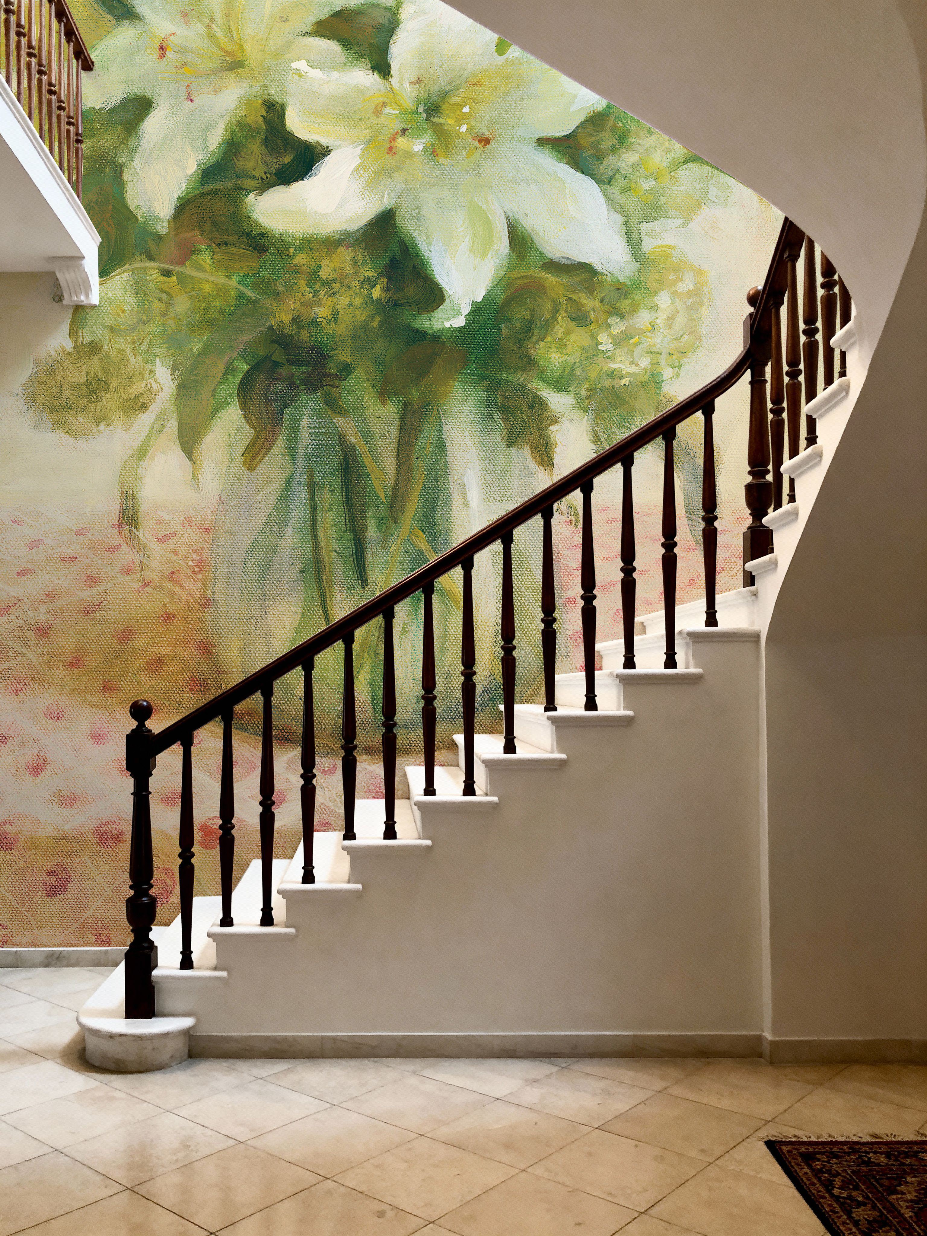 Cottage Lilies in White