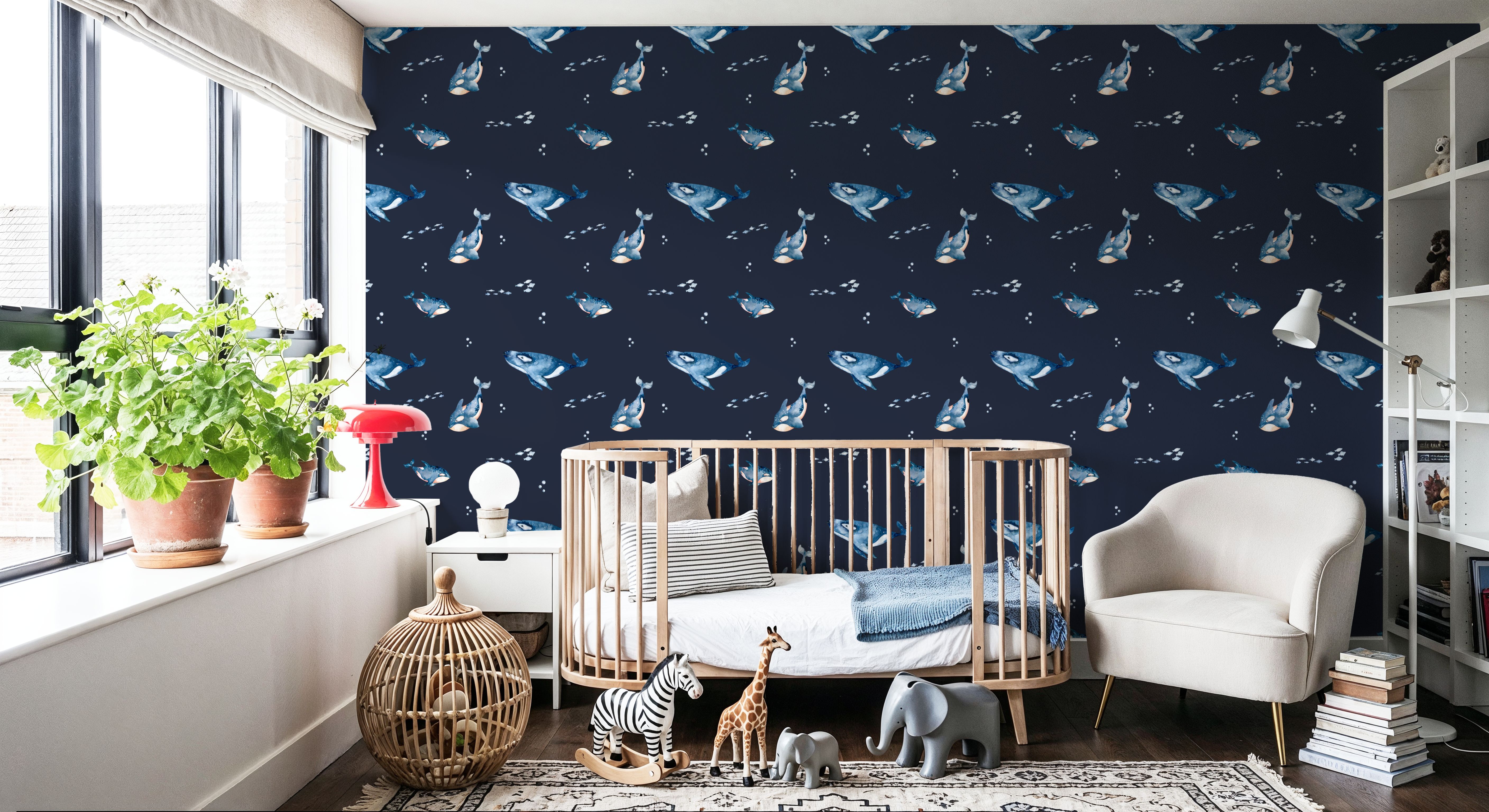 Mama And Baby Whales
