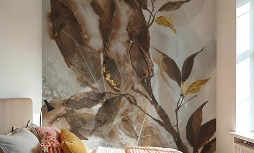 Gilded Leaf Collage II