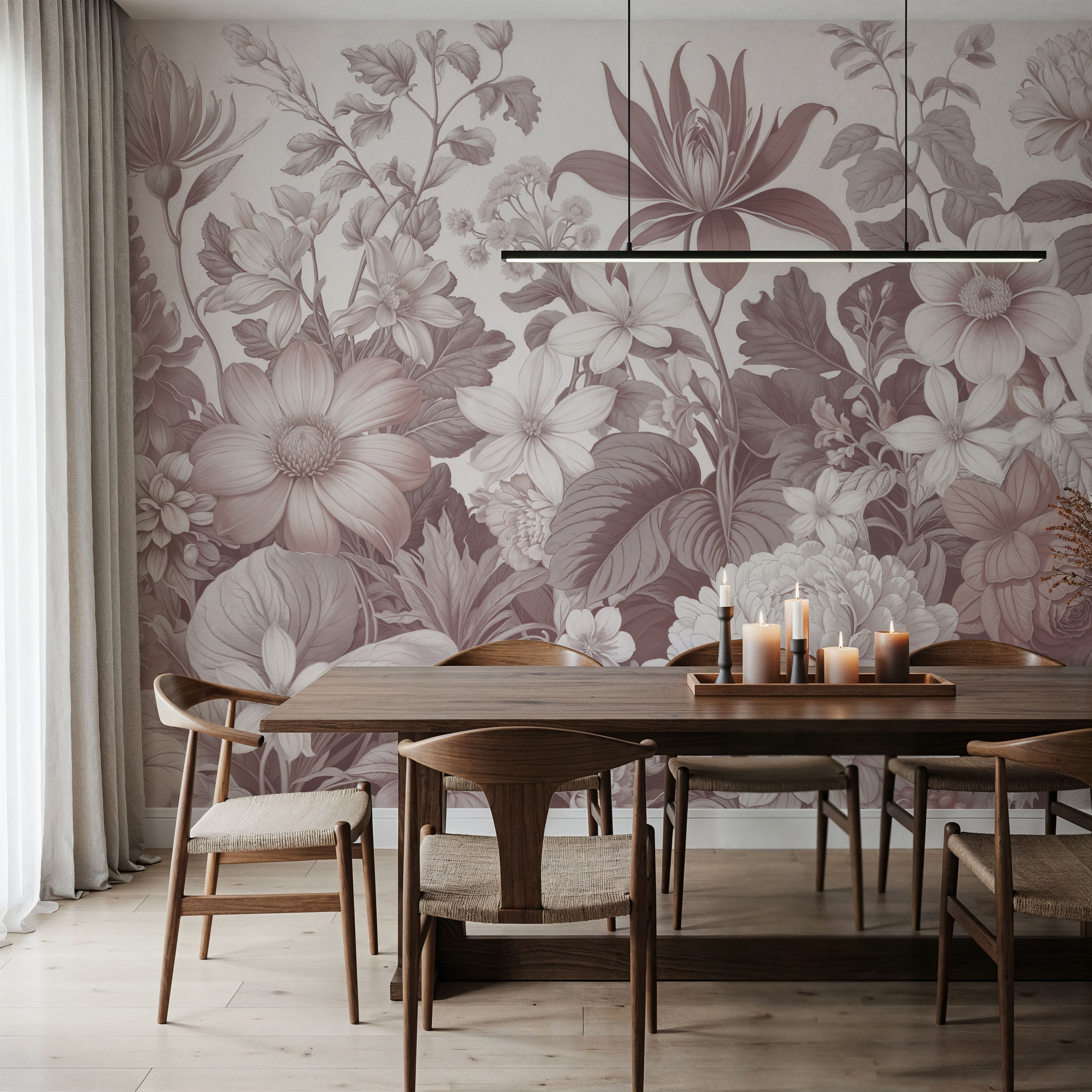 Dahlia Days, Dusty Pink