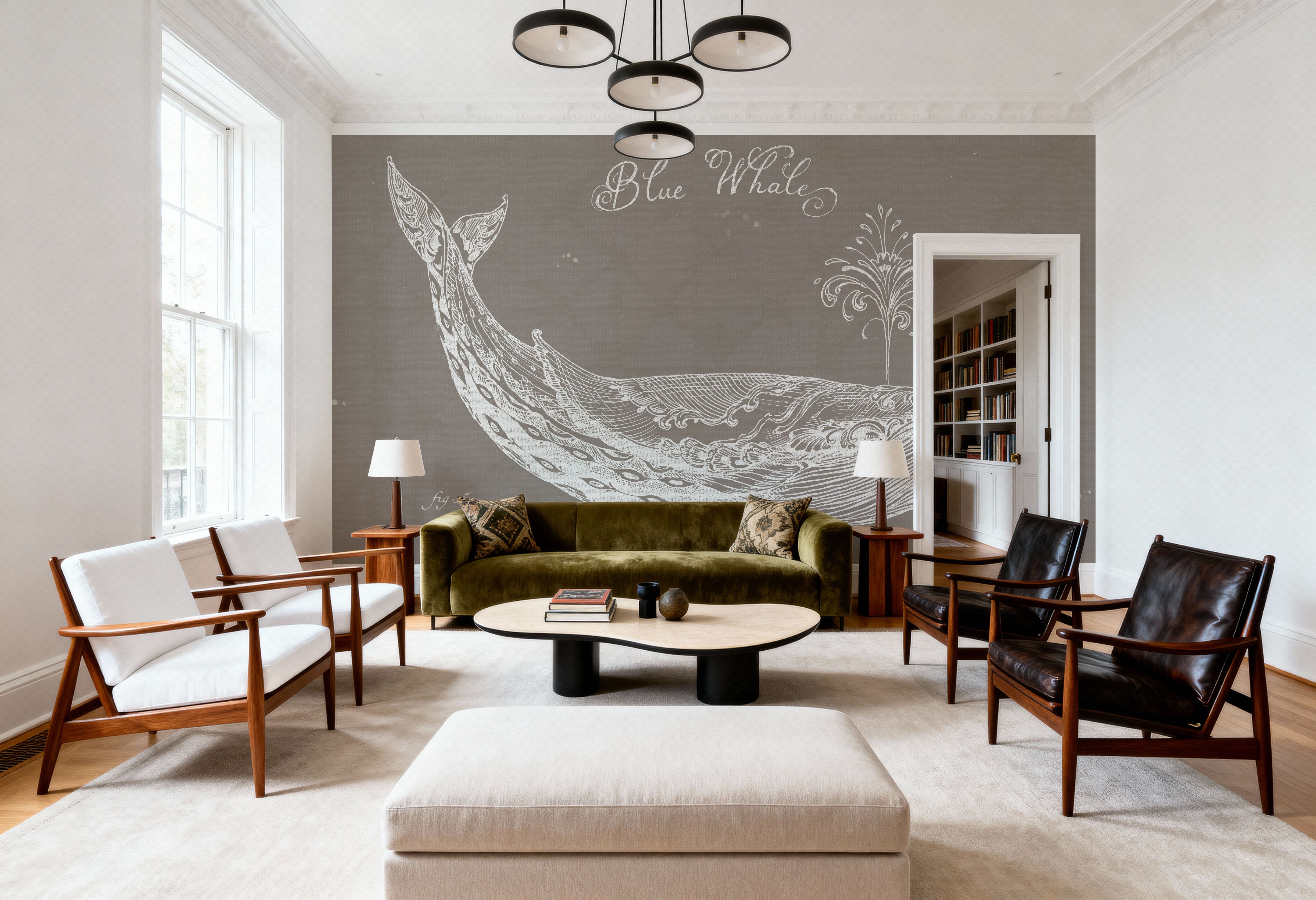 Underwater Life IX Greige