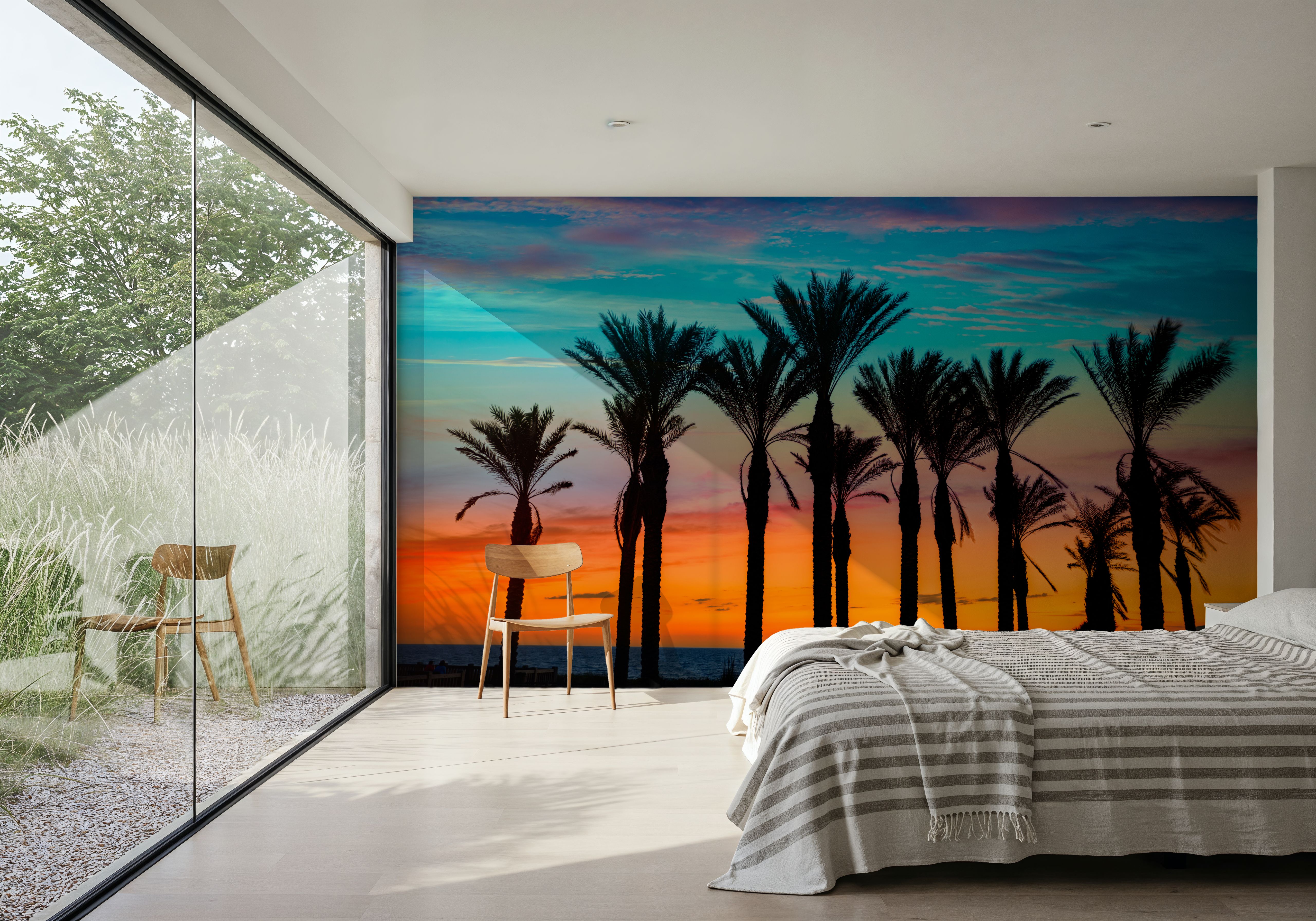 Miami Palms, Wallpaper