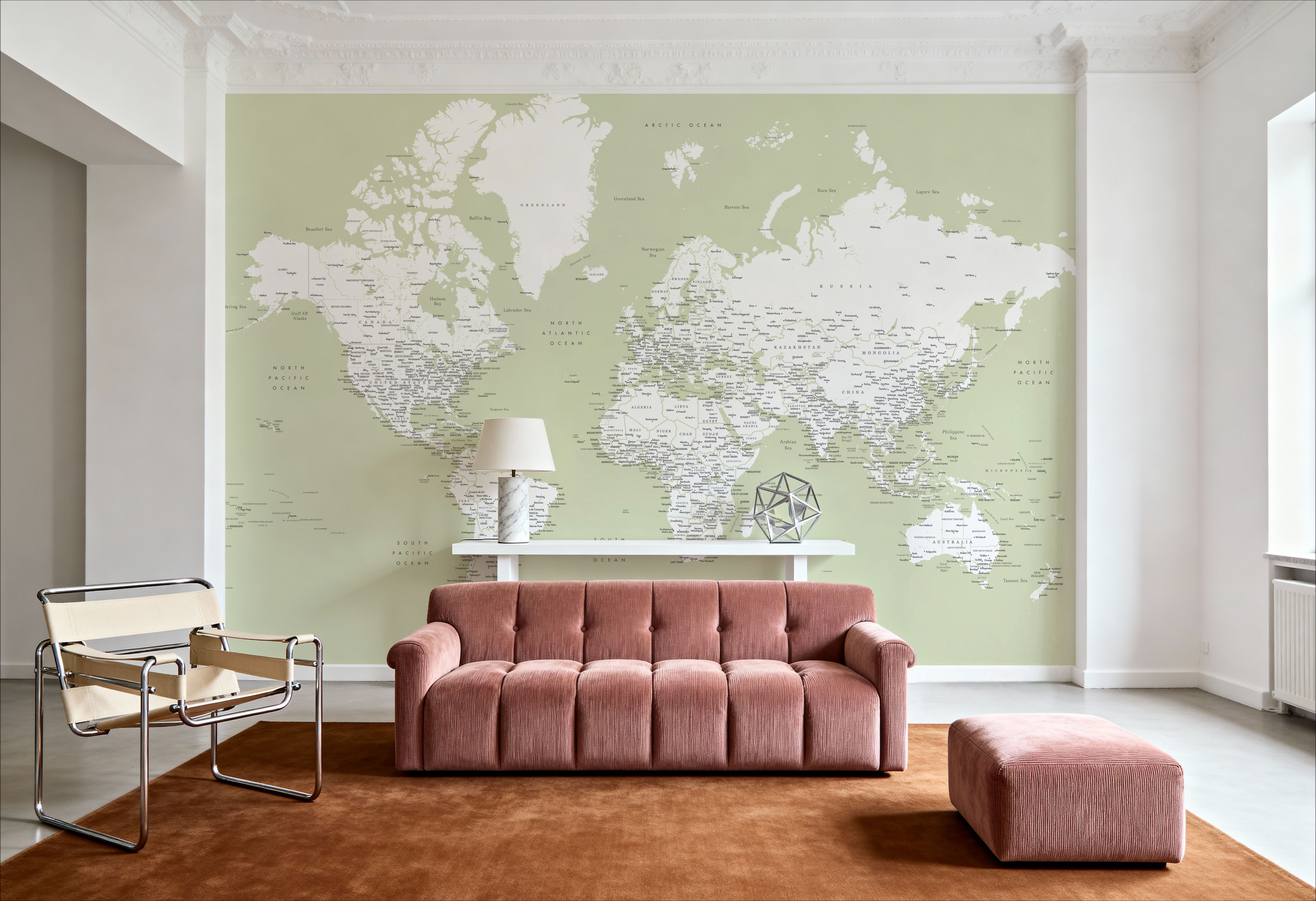 World Map Cities - Xolani, Wallpaper